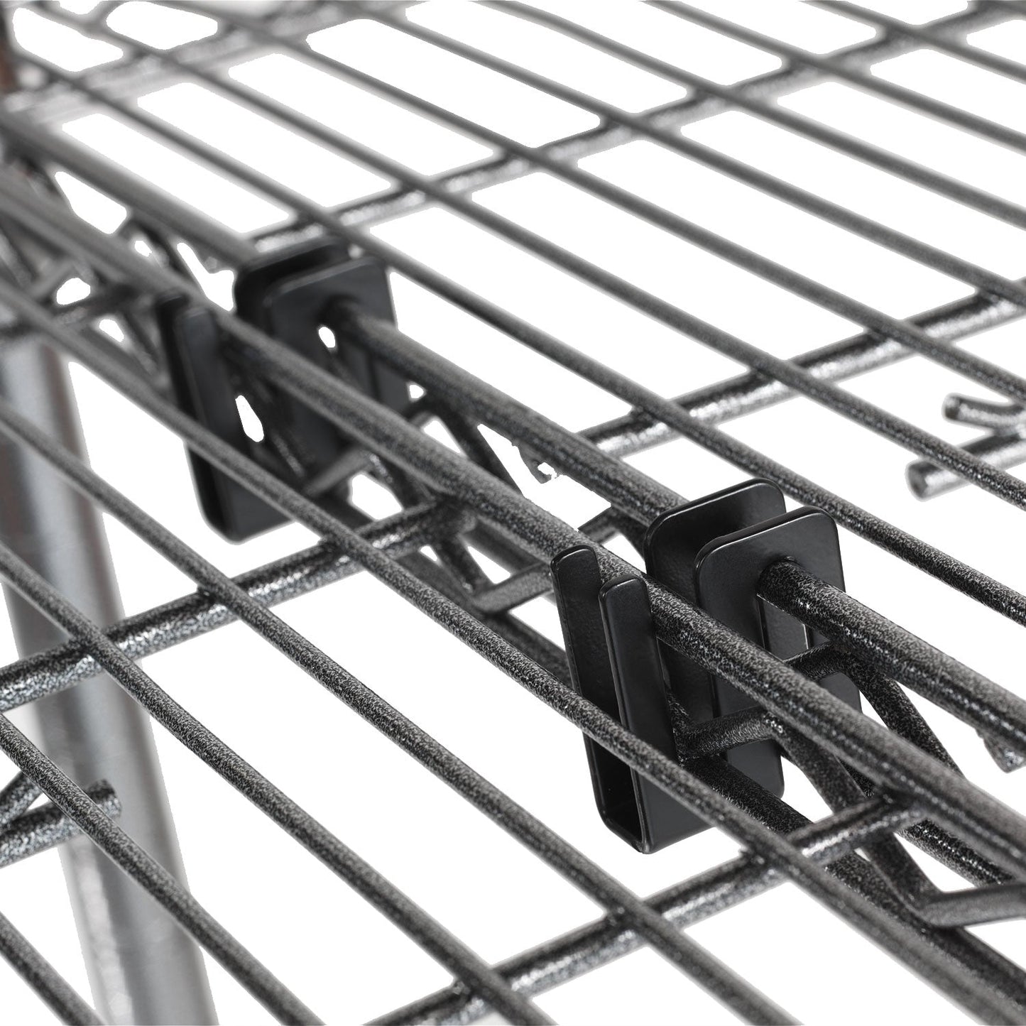 Alera Wire Shelving S Hooks, Metal, Silver, 4 Hooks/Pack