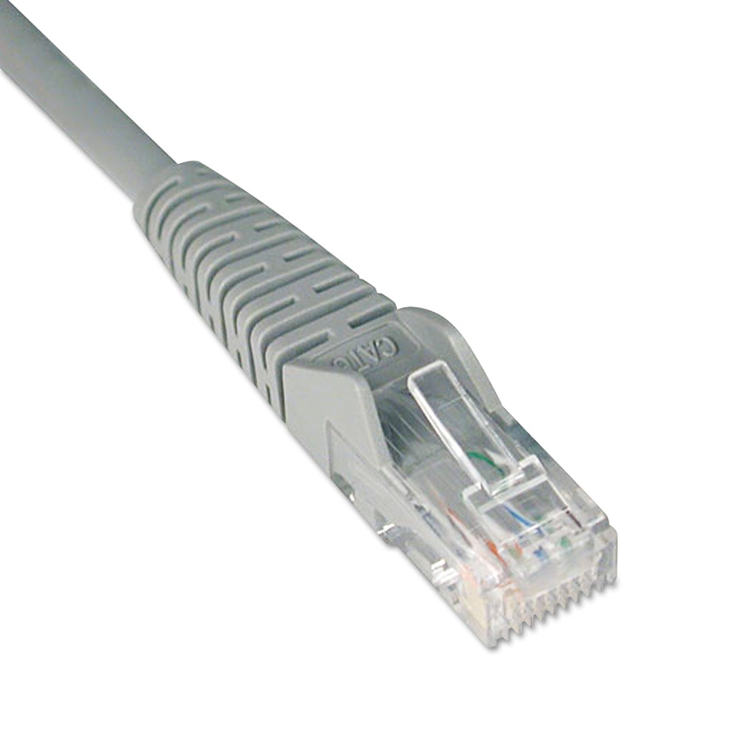 Tripp Lite CAT6 Gigabit Snagless Molded Patch Cable, 1 ft, Gray