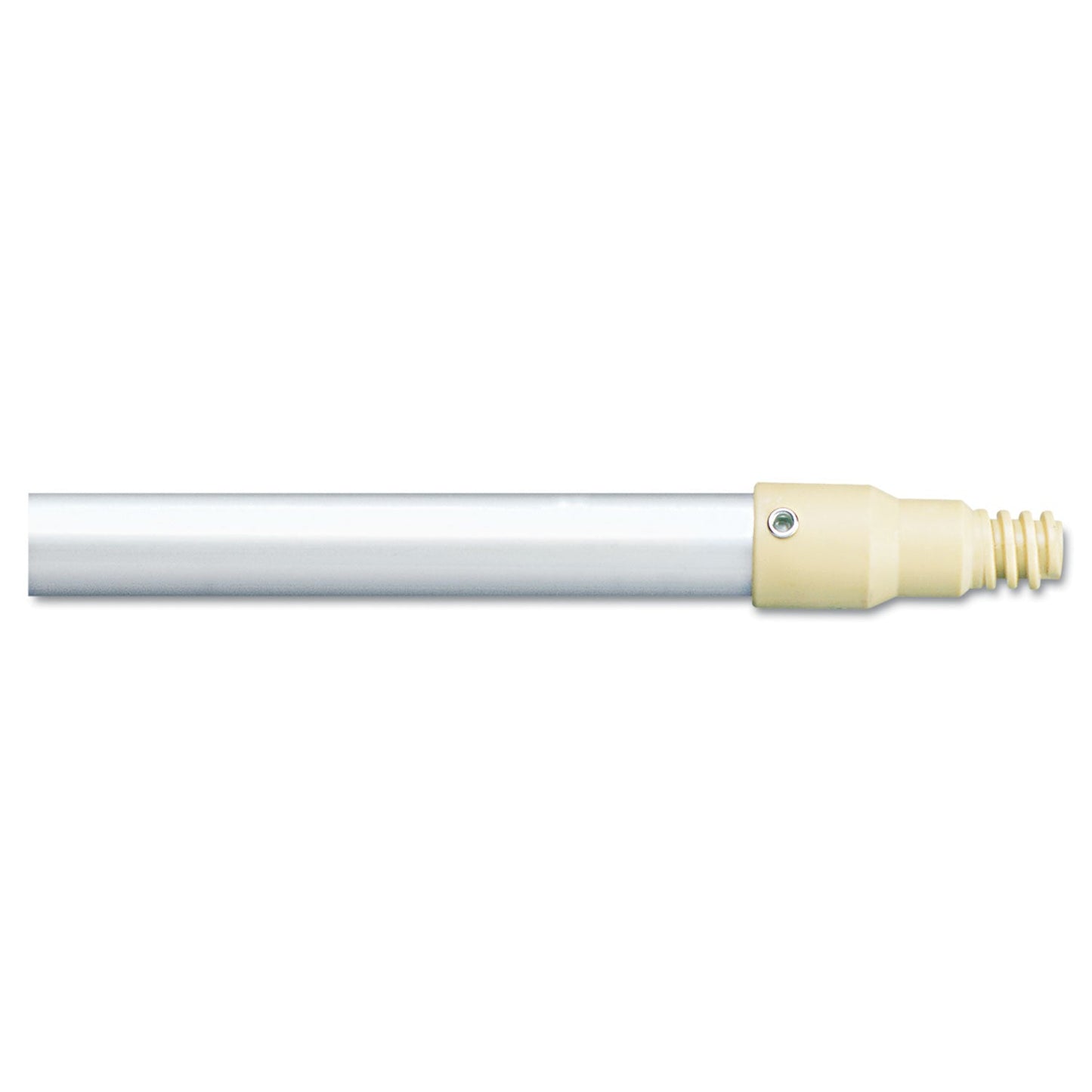 Rubbermaid Aluminum Threaded Plastic-Tip Broom/Sweep Handle, 1" dia x 57", Gray