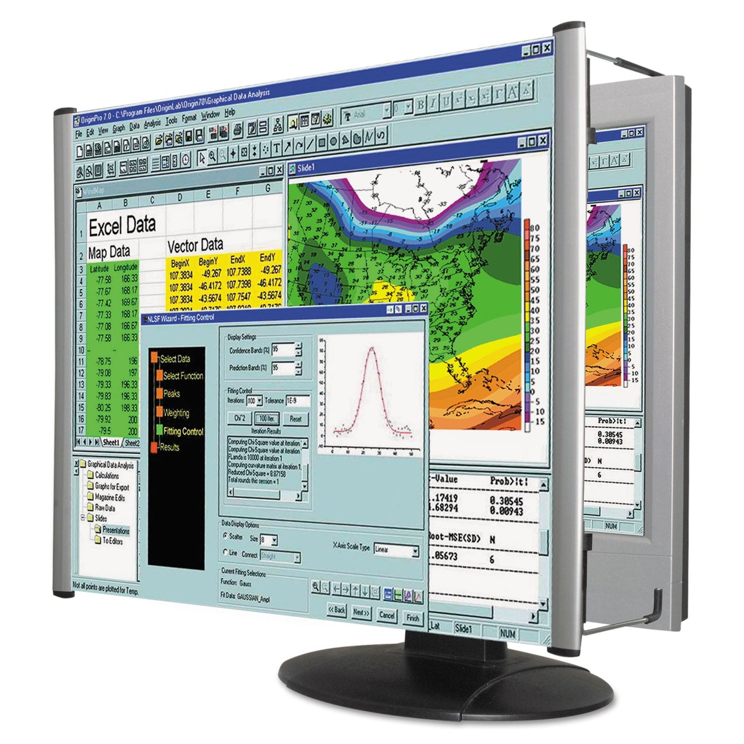 Kantek LCD Monitor Magnifier Filter, Fits 22" Widescreen LCD, 16:9/16:10 Aspect Ratio