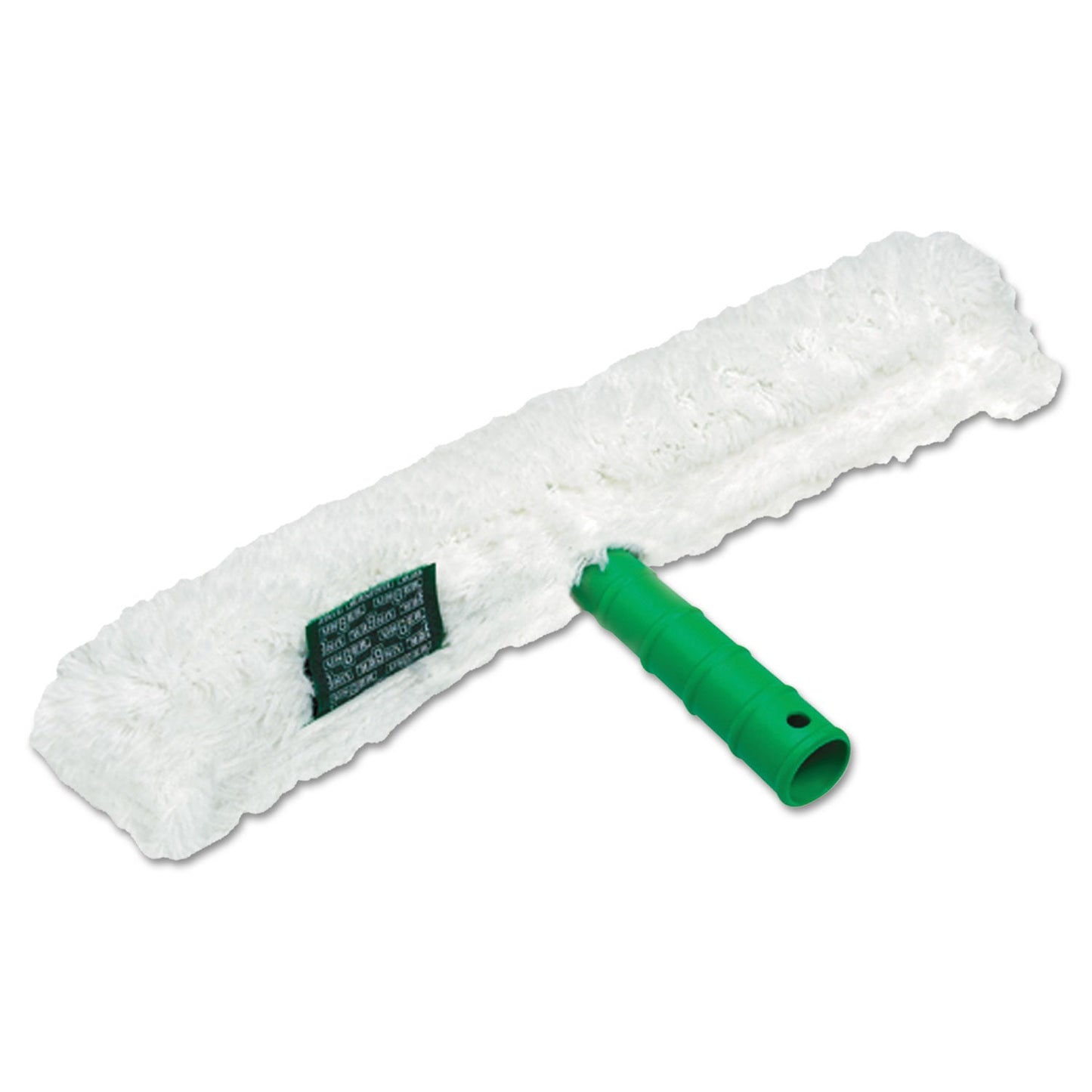 Unger Original Strip Washer with Green Nylon Handle, White Cloth Sleeve, 14" Wide Blade
