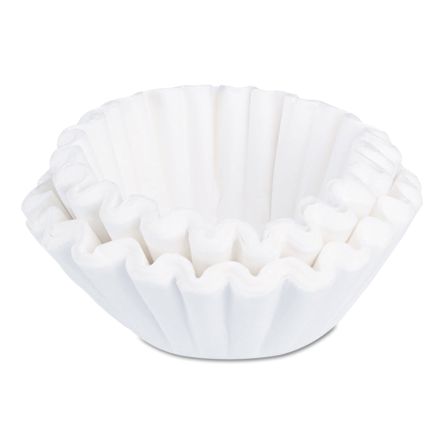 BUNN Coffee/Tea Brewer Dual Purpose Filters, 1.5 gal Urn Style, Flat Bottom, 50/Cluster, 10 Clusters/Carton