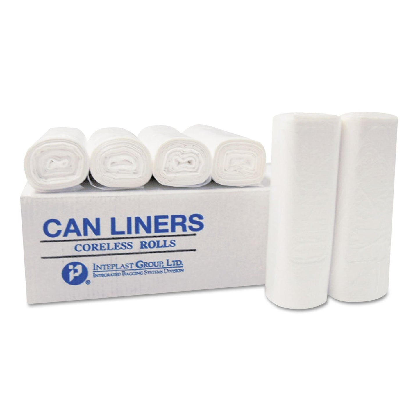 Inteplast Group Institutional Low-Density Can Liners, 33 gal, 1.3 mil, 33" x 39", Red, 150/Carton