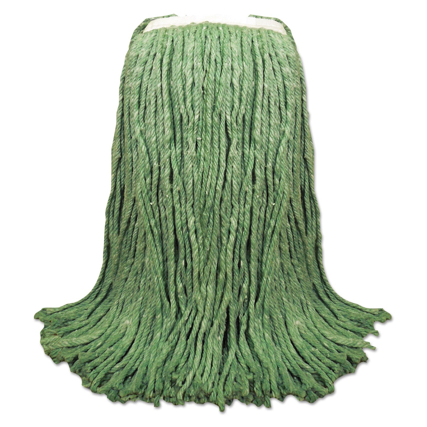 Boardwalk Cut-End Yarn Mop Head, Green, 1 1/4" Headband, 12/Carton