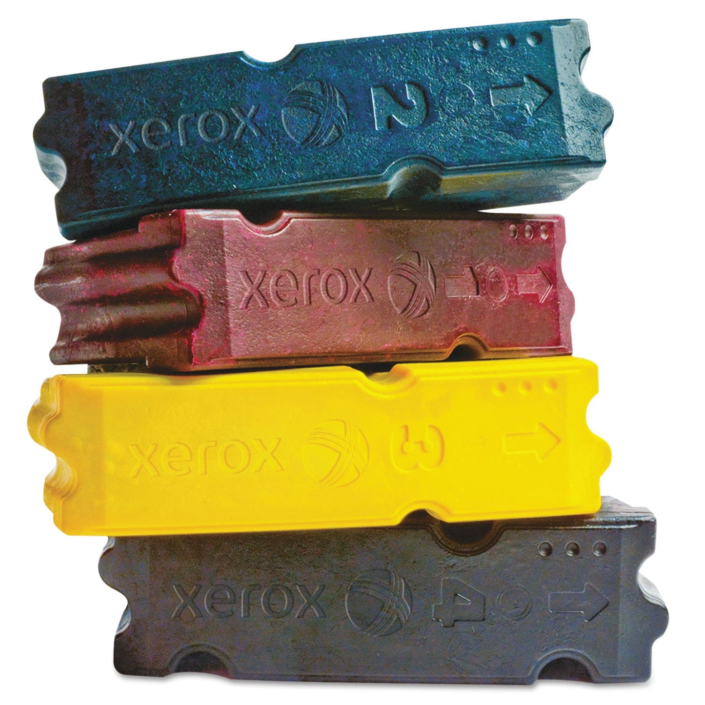 Xerox 108R00832 Solid Ink Stick, 40,000 Page-Yield, Black, 4/Box