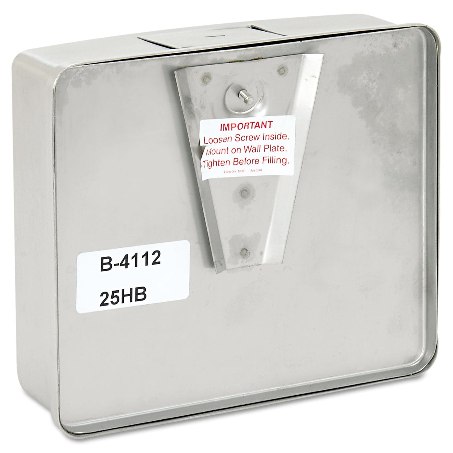Bobrick ConturaSeries Surface-Mounted Liquid Soap Dispenser, 40 oz, 7 x 3.31 x 6.13, Stainless Steel Satin