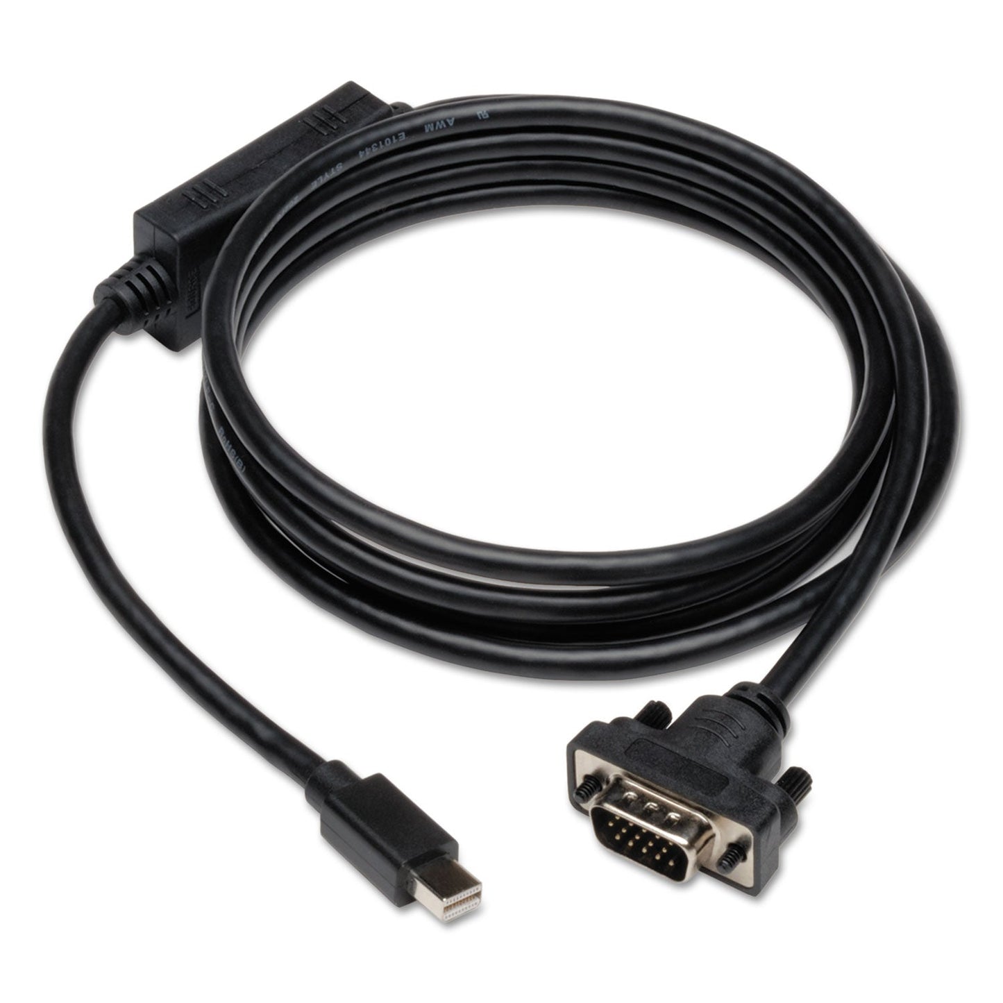 Tripp Lite Mini DisplayPort to Active VGA Cable Adapter, 6 ft, Black