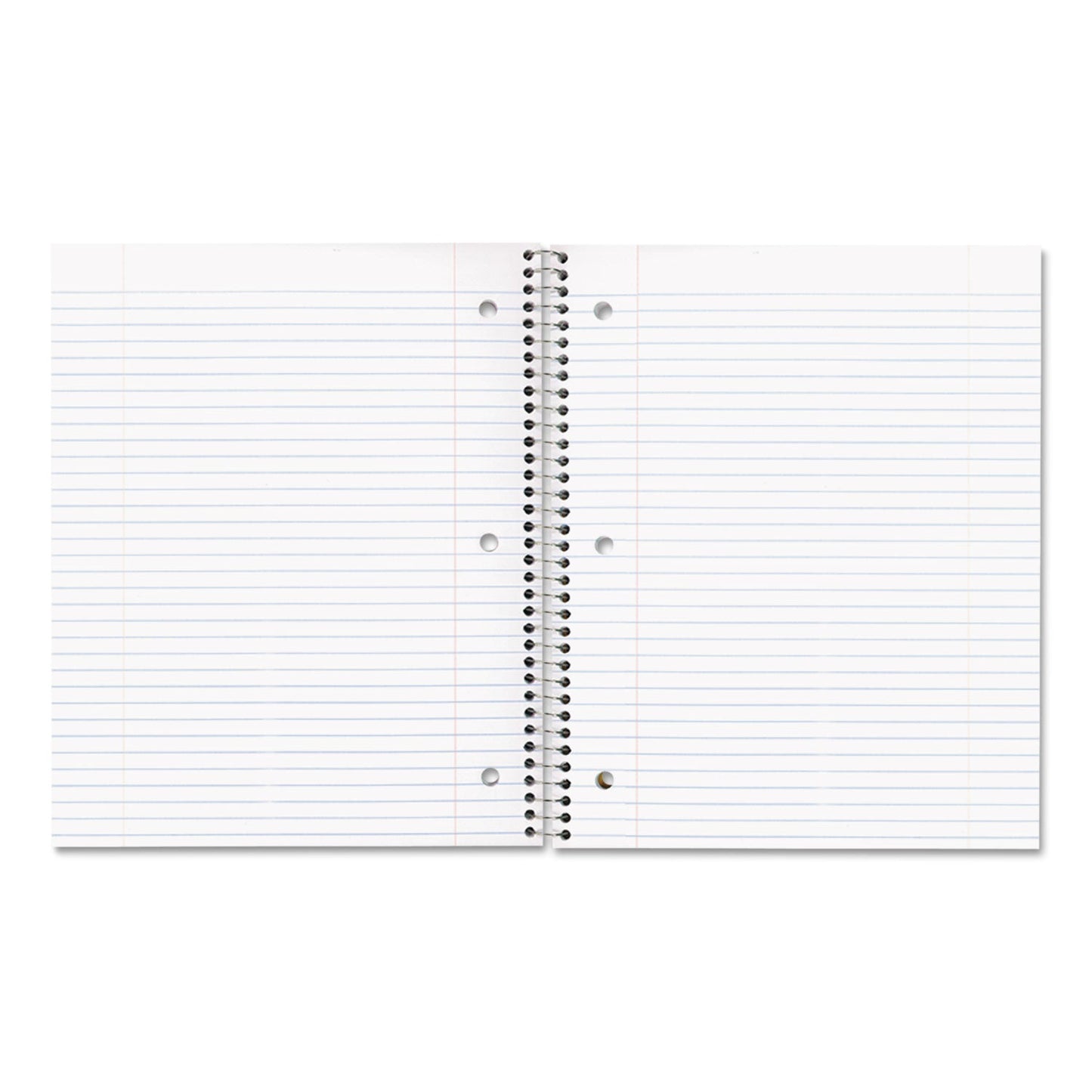 National 1-Subject Wirebound Notebook, 3-Hole Punched, Medium/College Rule, Randomly Assorted Front Covers, 11 x 8.88, 80 Sheets