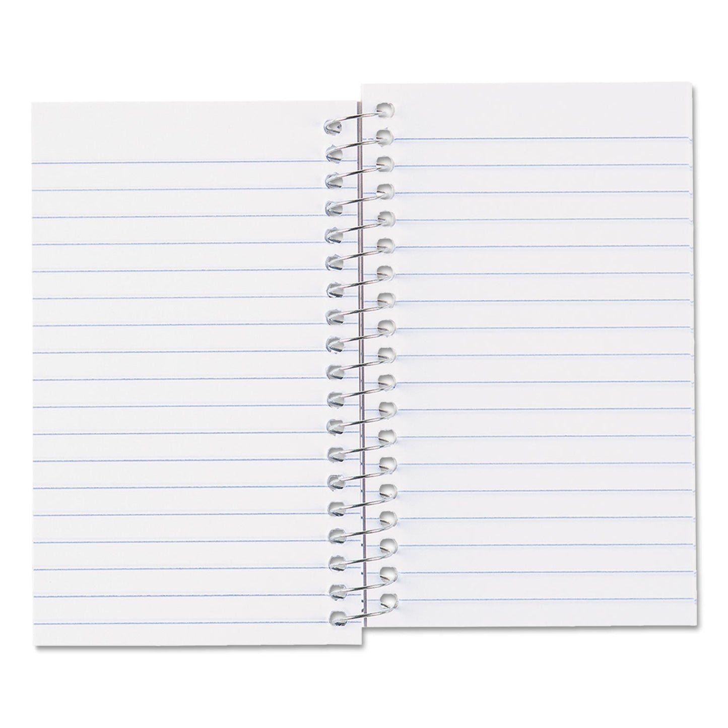 National Paper Blanc Xtreme White Wirebound Memo Books, Narrow Rule, Randomly Assorted Covers, 5 x 3, 60 Sheets