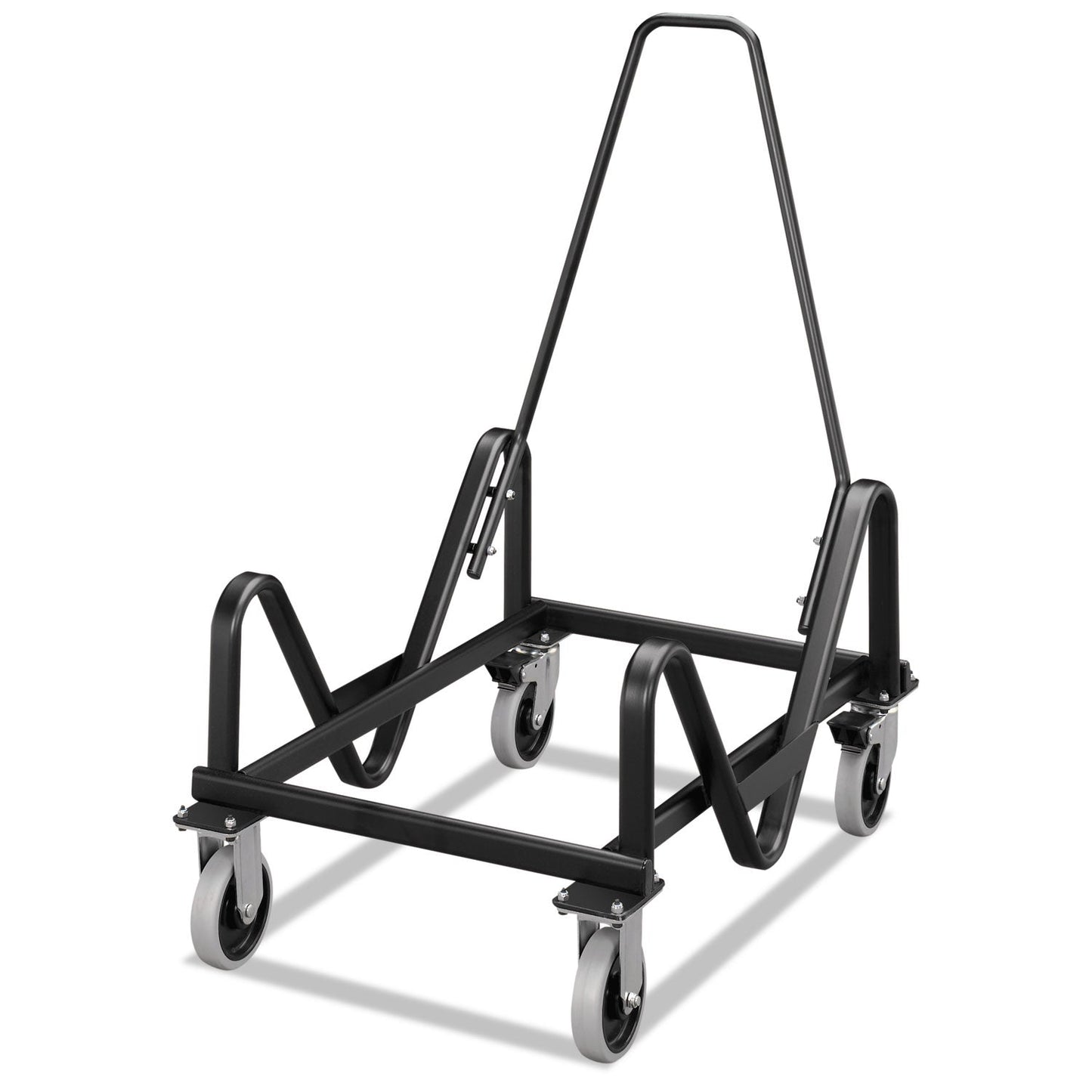 HON GuestStacker Cart, Metal, 21.38" x 35.5" x 37.88", Black