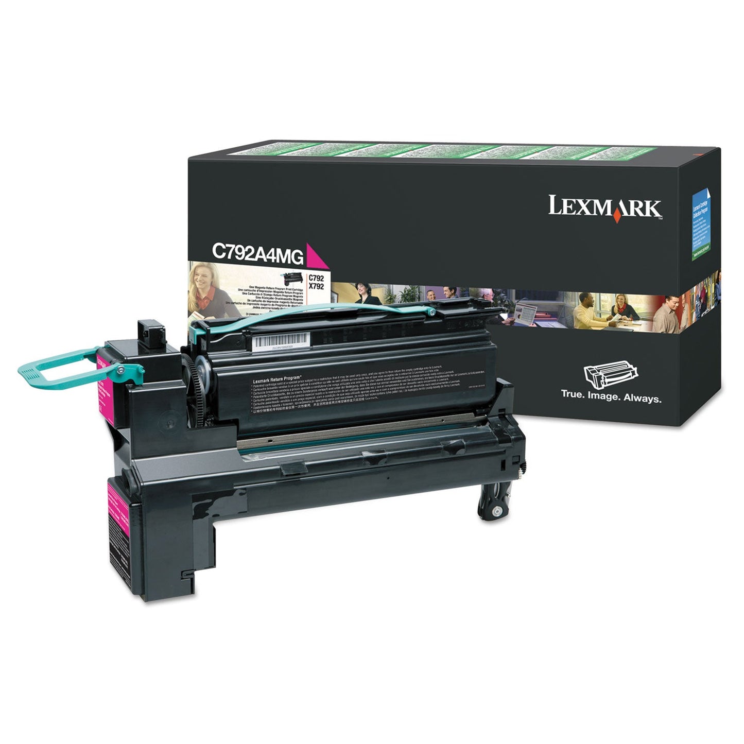 Lexmark C792A4MG Return Program Toner, 6,000 Page-Yield, Magenta