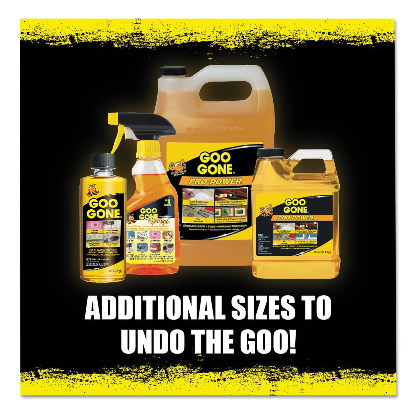 Goo Gone Spray Gel Cleaner, Citrus Scent, 12 oz Spray Bottle