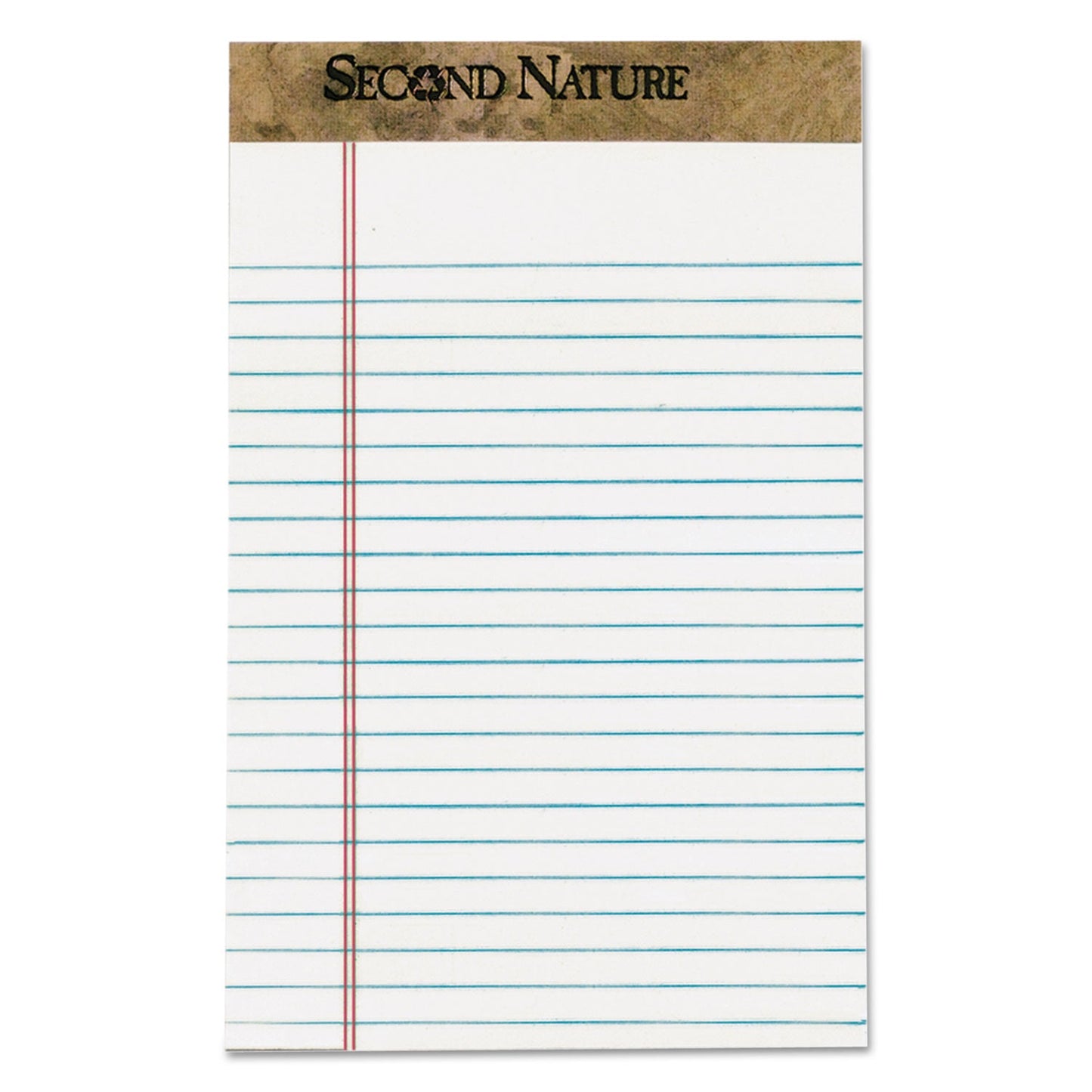 TOPS Second Nature Premium Recycled Ruled Pads, Narrow Rule, 50 White 5 x 8 Sheets, Dozen