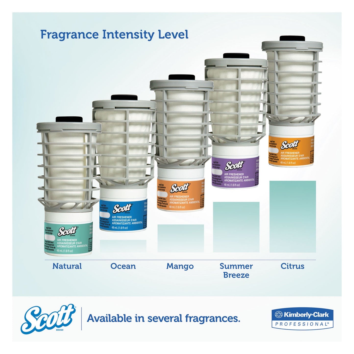 Scott Essential Continuous Air Freshener Refill Mango, 48 mL Cartridge, 6/Carton
