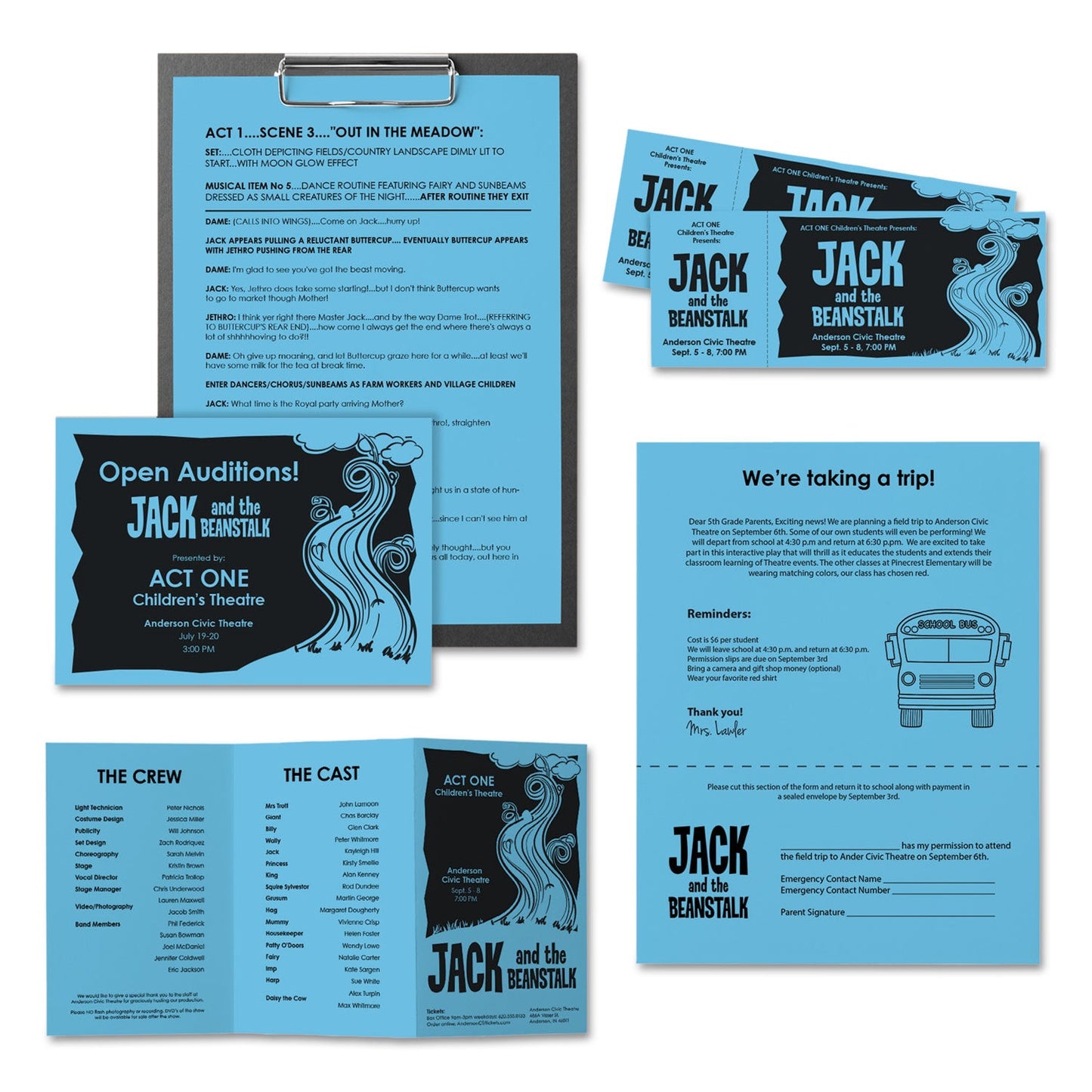 Astrobrights Color Paper, 24 lb Bond Weight, 8.5 x 11, Lunar Blue, 500 Sheets/Ream