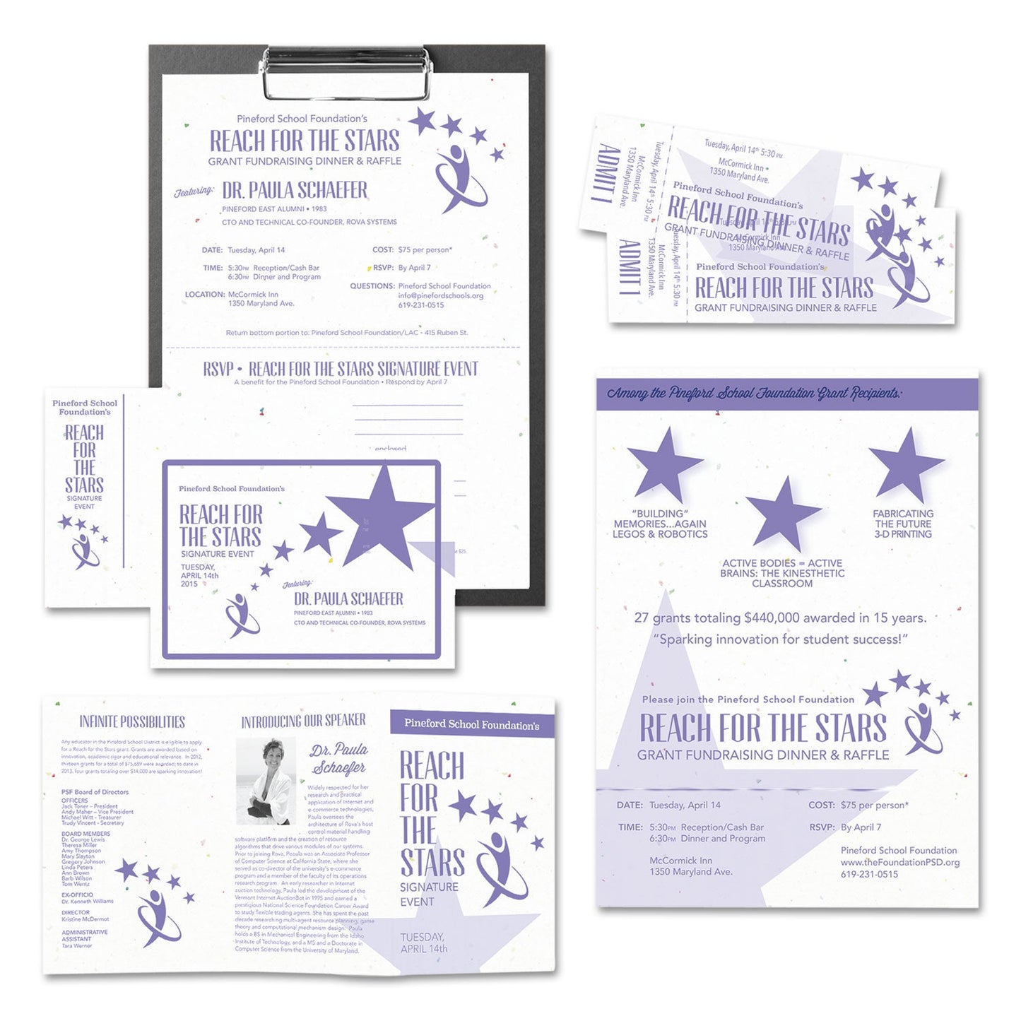 Astrobrights Color Cardstock, 65 lb Cover Weight, 8.5 x 11, Stardust Flecked White, 250/Pack