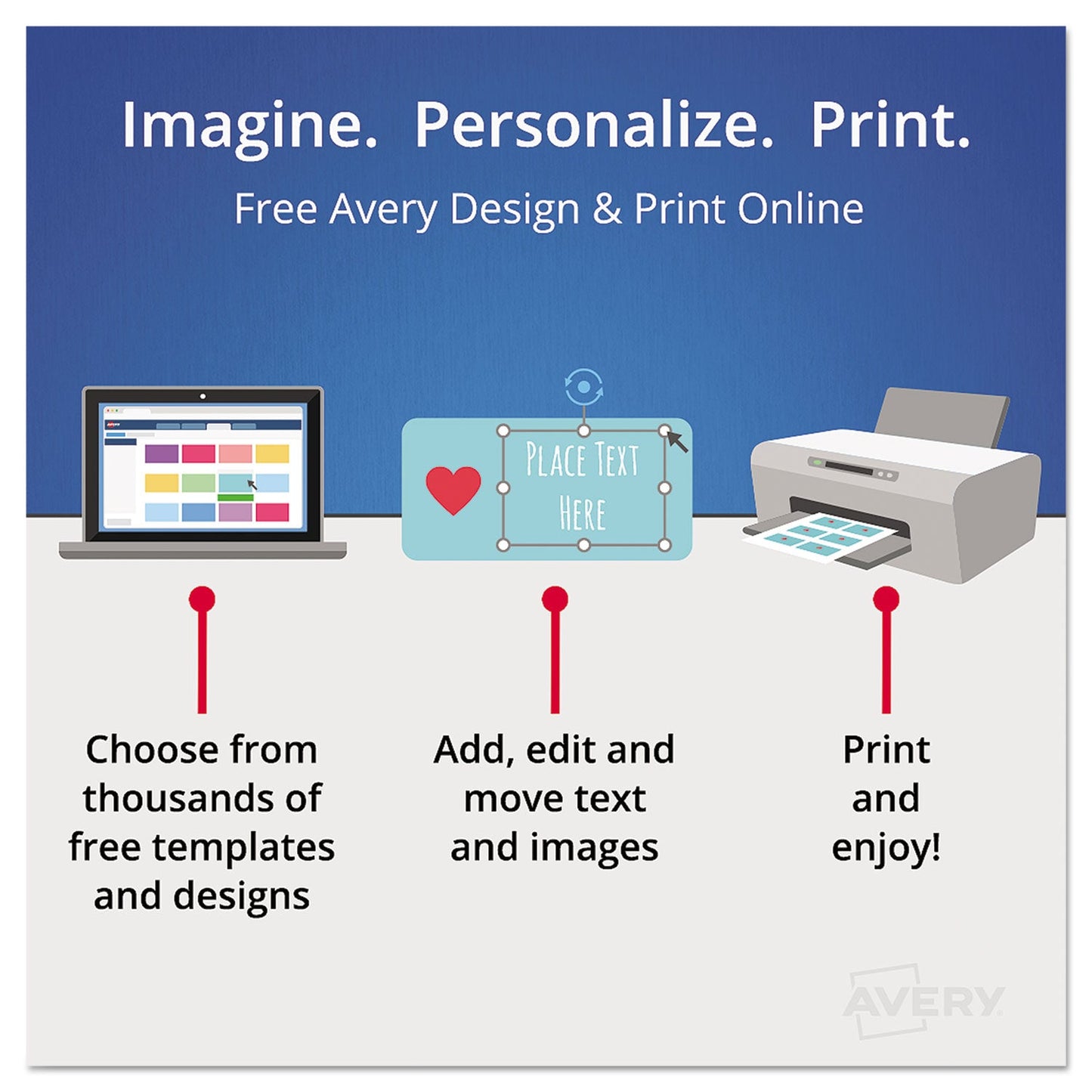 Avery Durable Permanent ID Labels with TrueBlock Technology, Laser Printers, 3.5 x 5, White, 4/Sheet, 50 Sheets/Pack