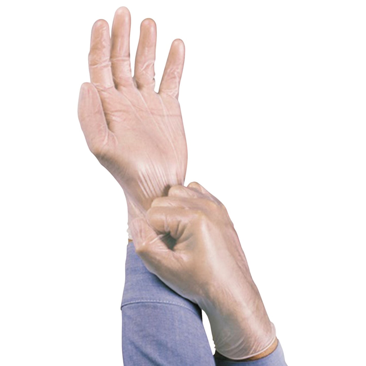 AnsellPro Dura-Touch 5 mil PVC Disposable Gloves, X-Large, Clear, 100/Box