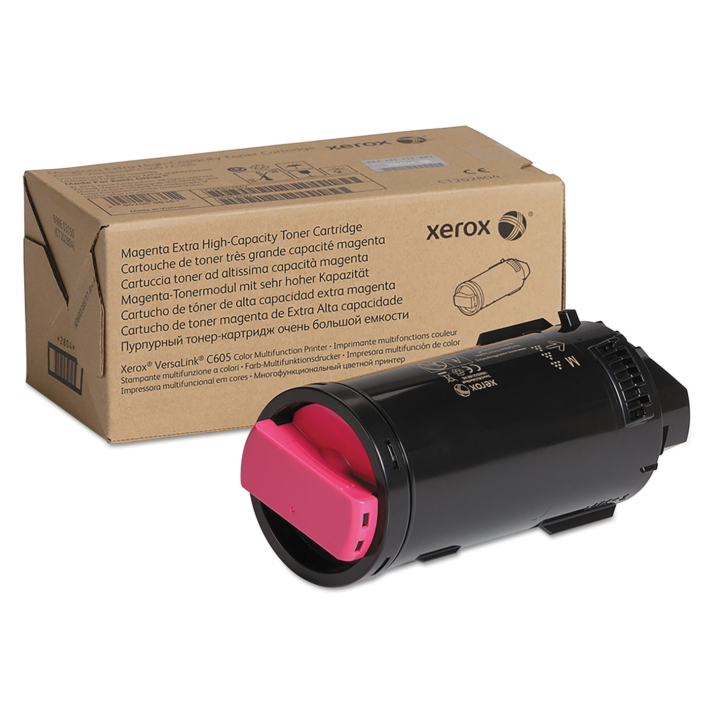 Xerox 106R03929 Extra High-Yield Toner, 16,800 Page-Yield, Magenta