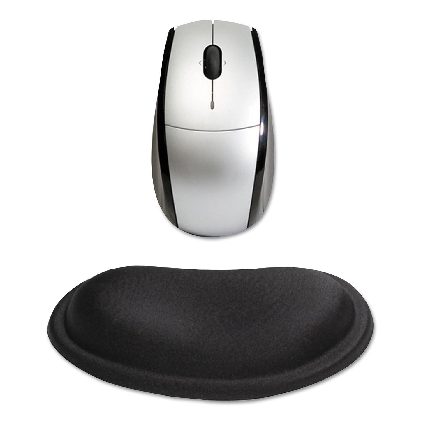 Kelly Computer Supply Viscoflex Palm Rest, 6 x 3.25, Black