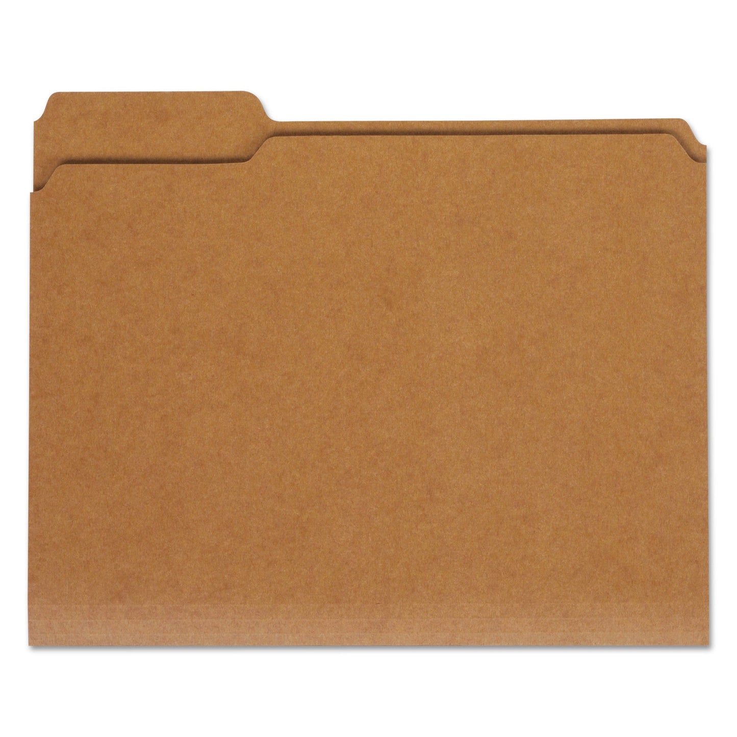 Universal Reinforced Kraft Top Tab File Folders, 1/3-Cut Tabs: Assorted, Letter Size, 0.75" Expansion, Brown, 100/Box