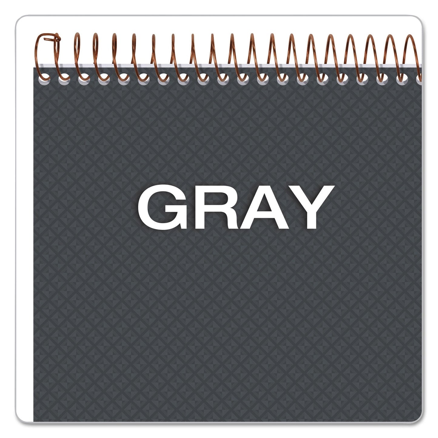 Ampad Gold Fibre Wirebound Project Notes Pad, Project-Management Format, Gray Cover, 70 White 8.5 x 11.75 Sheets