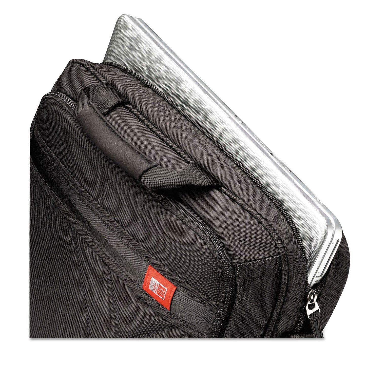 Case Logic Diamond Laptop Briefcase, Fits Devices Up to 17", Nylon, 17.3 x 3.2 x 12.5, Black