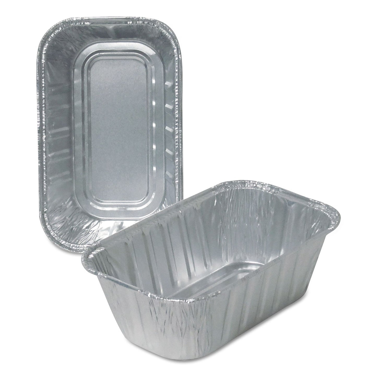 Durable Packaging Aluminum Loaf Pans, 1 lb, 6.13 x 3.75 x 2, 500/Carton