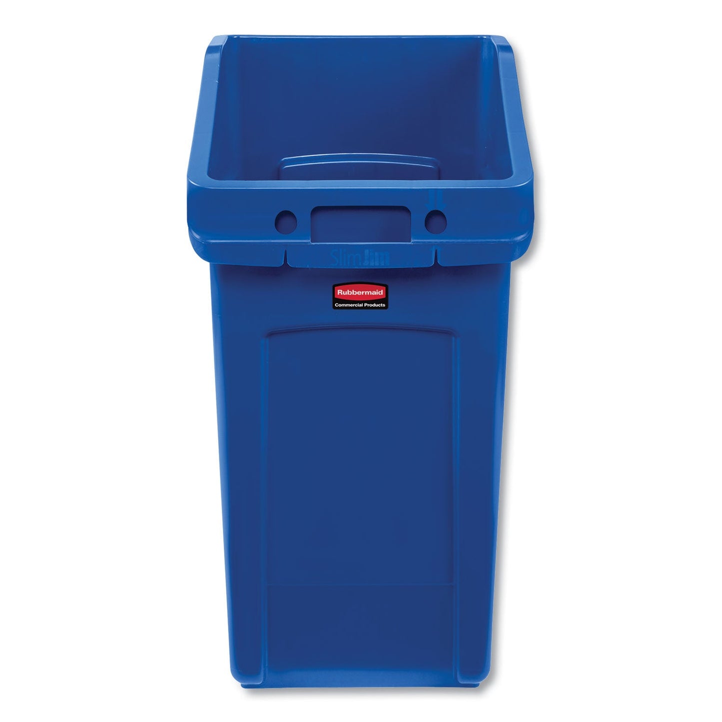 Rubbermaid Slim Jim Under-Counter Container, 23 gal, Polyethylene, Blue