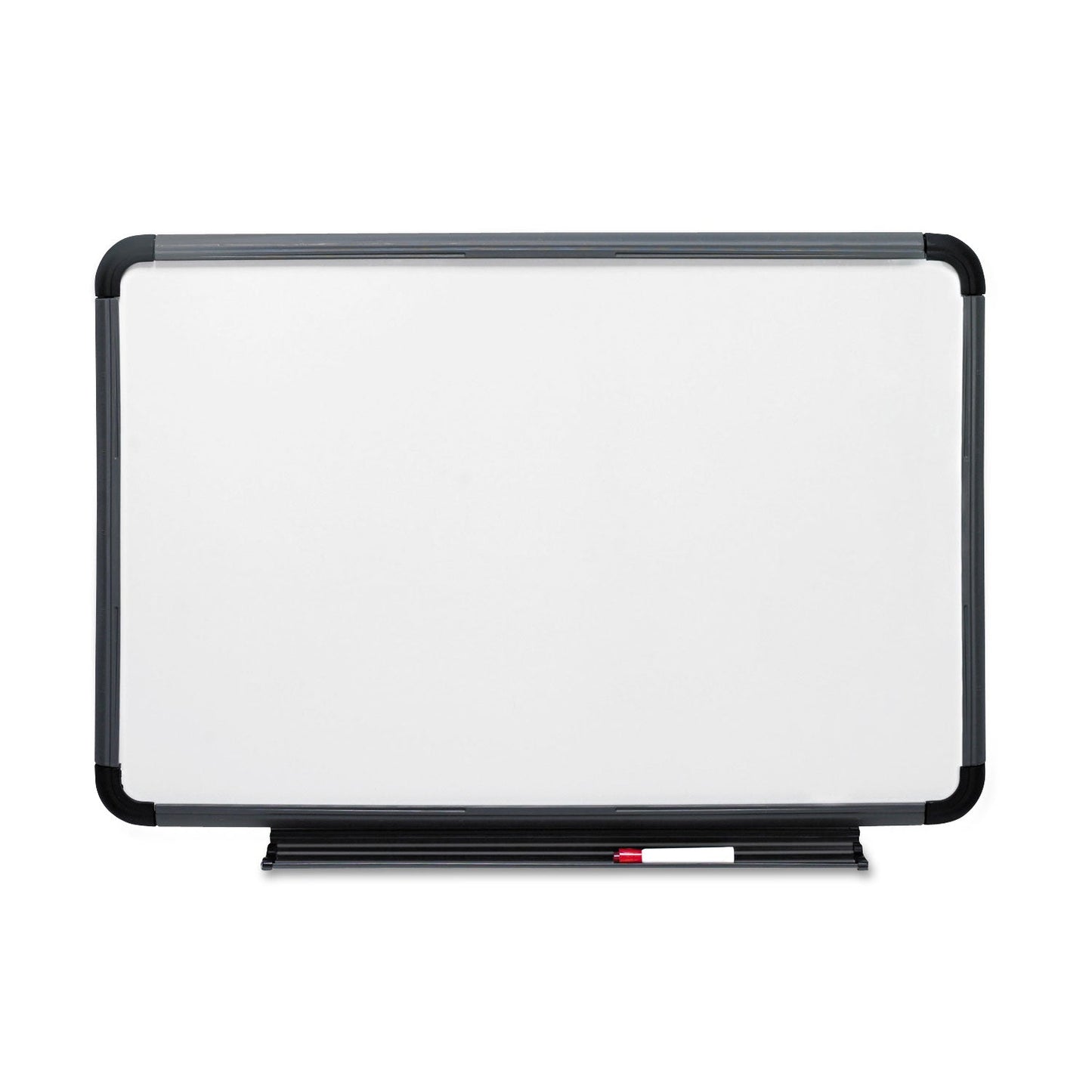 Iceberg Ingenuity Dry Erase Board, Resin Frame with Tray, 36 x 24, Charcoal