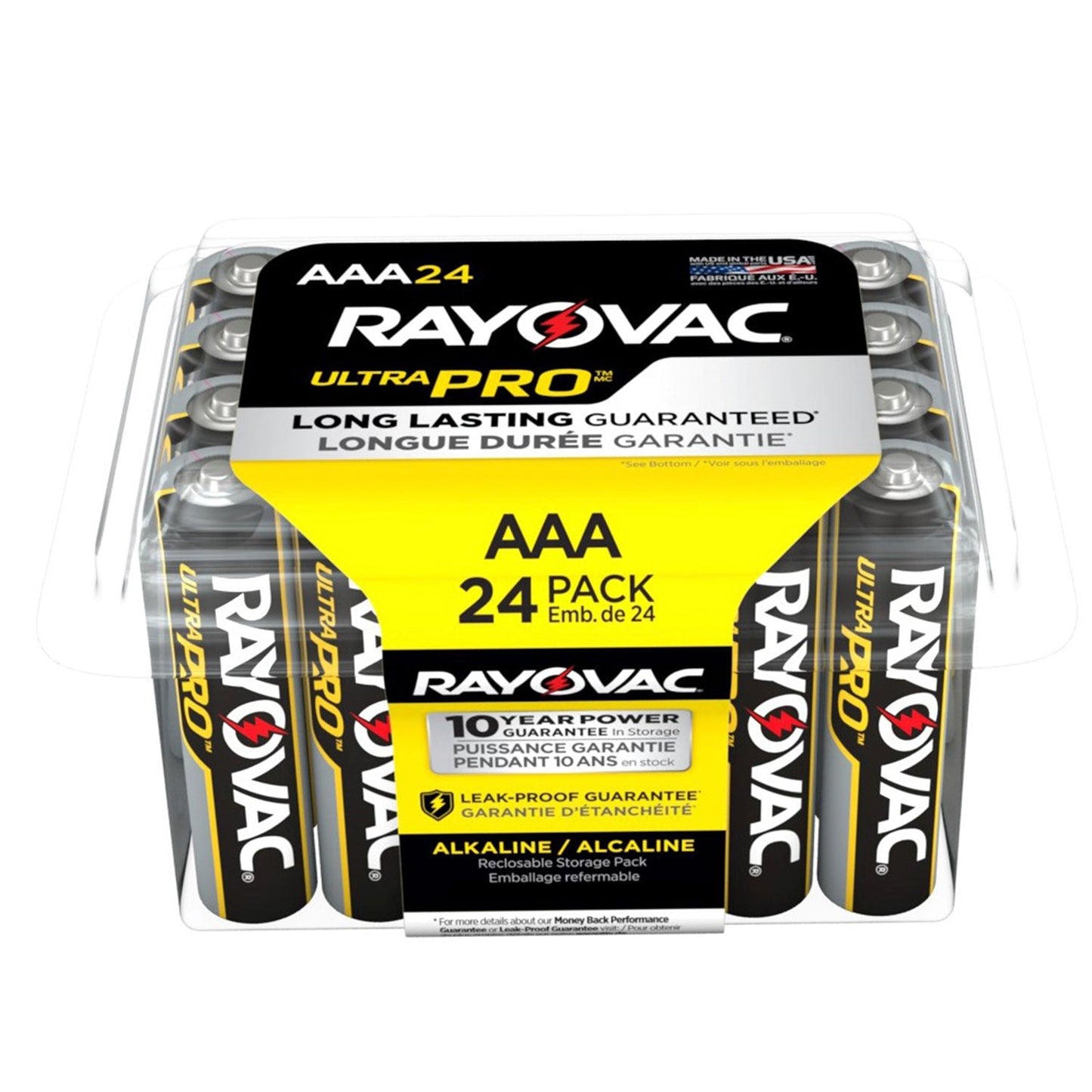 Rayovac Ultra Pro Alkaline AAA Batteries, 24/Pack