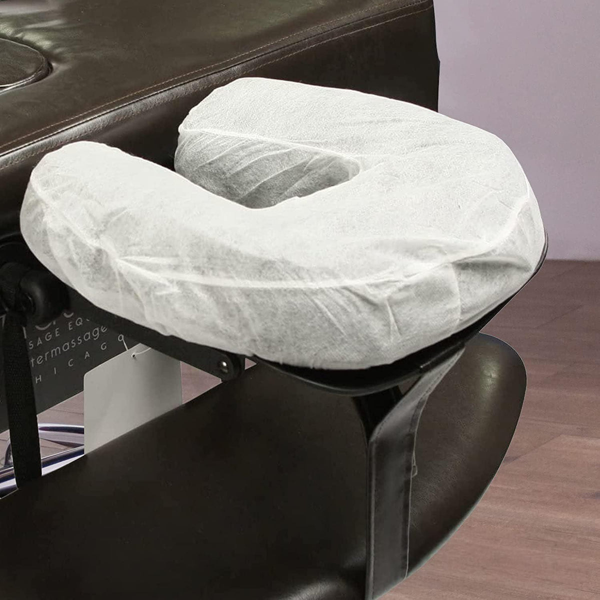 AMZ Disposable Face Cradle Covers 13 Pack of 100 Face Cradle for Massage Table Polypropylene 25 GSM Disposable Massage Face Cradle Cover for Spa Tattoo Salons