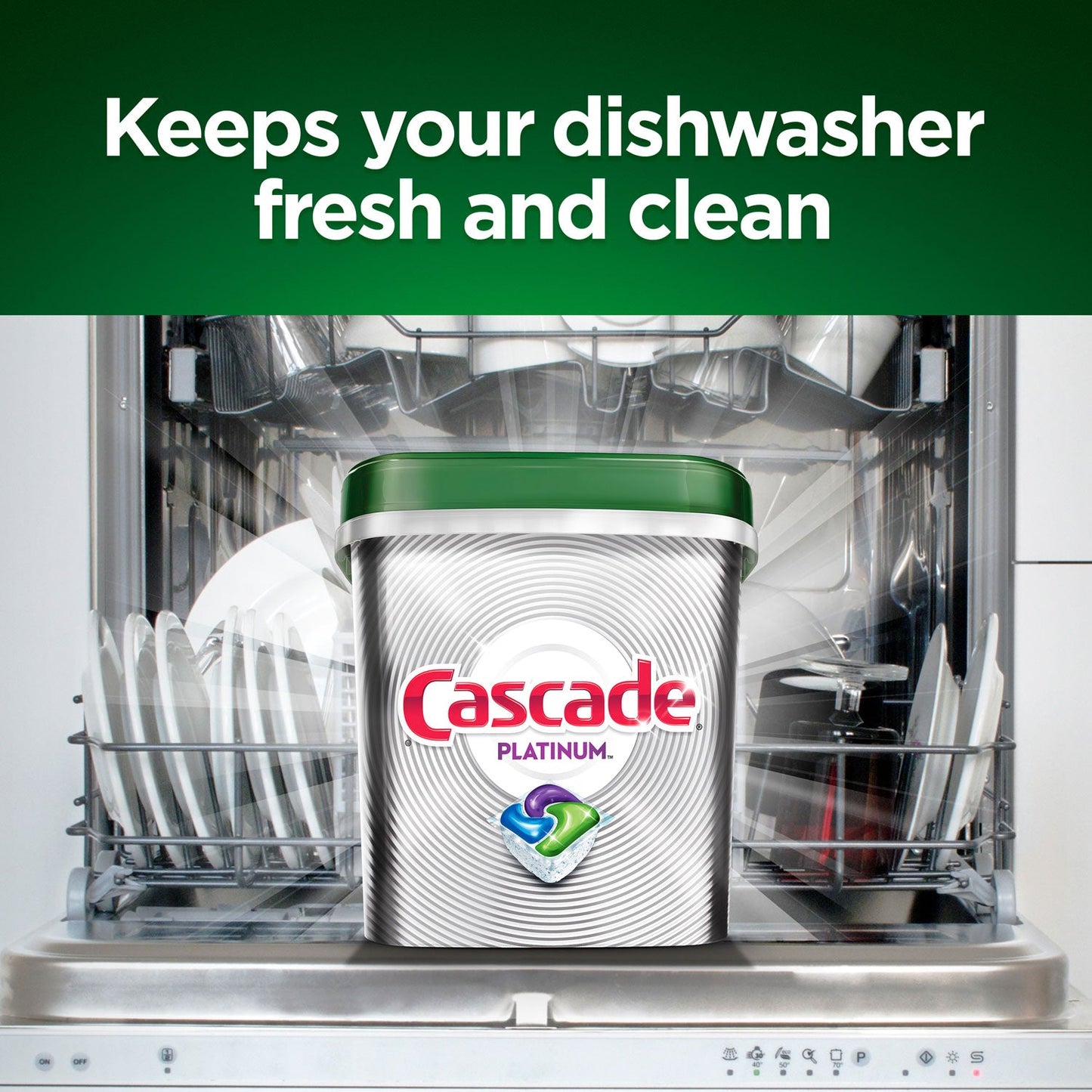 Cascade ActionPacs, Fresh Scent, 13.5 oz Bag, 21/Pack