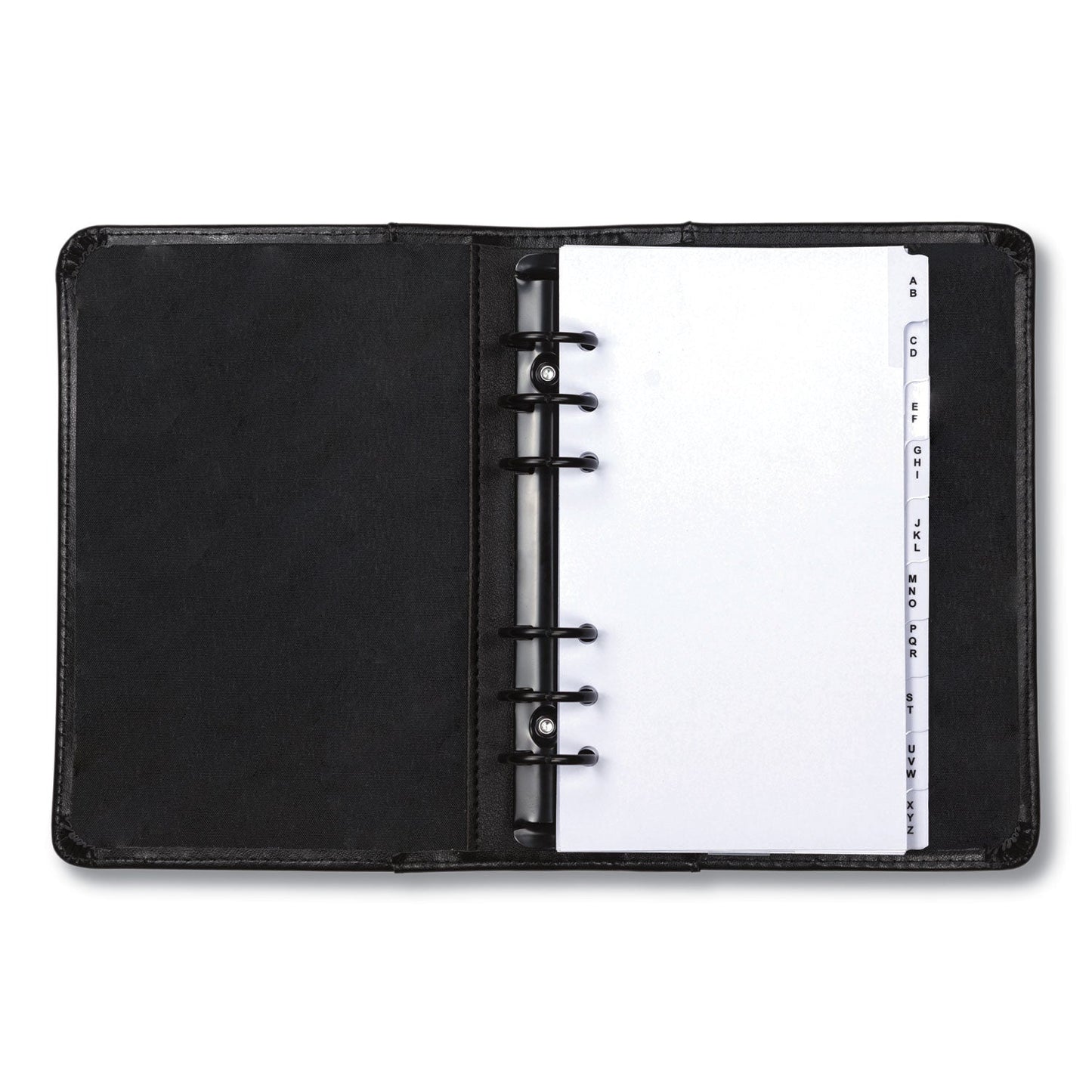 Samsill Regal Leather Business Card Binder, Holds 120 2 x 3.5 Cards, 5.75 x 7.75, Black