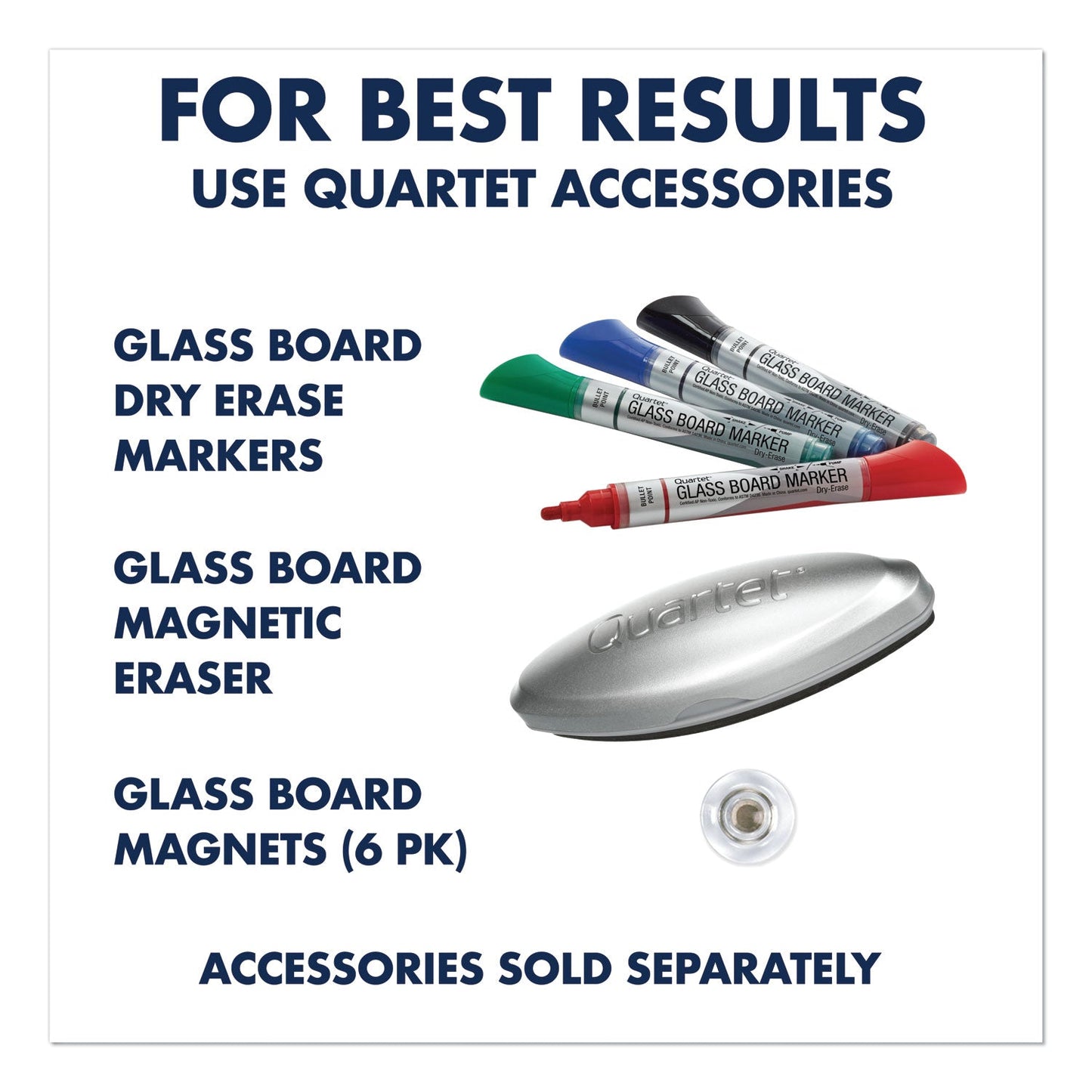 Quartet Infinity Magnetic Glass Calendar Board, 48 x 36