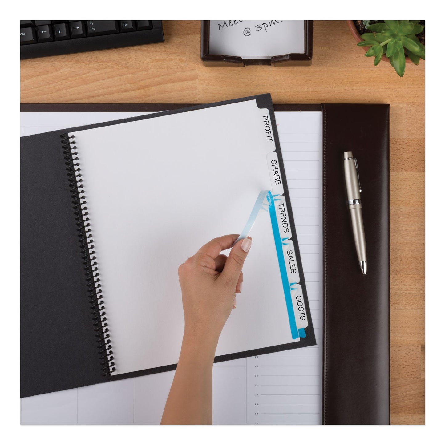 Avery Print and Apply Index Maker Clear Label Unpunched Dividers, 5-Tab, 11 x 8.5, White, 5 Sets