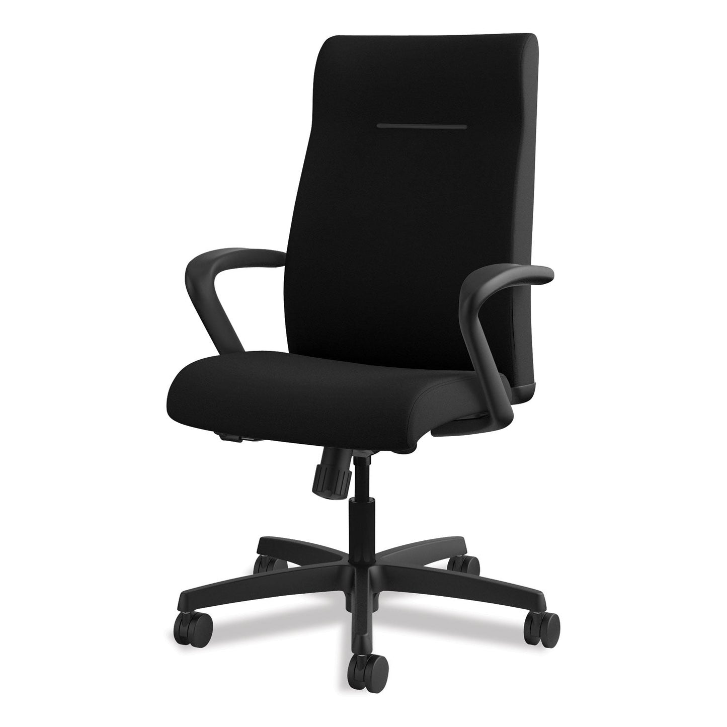 HON Ignition Series Executive High-Back Chair, Supports Up to 300 lb, 17" to 21" Seat Height, Black