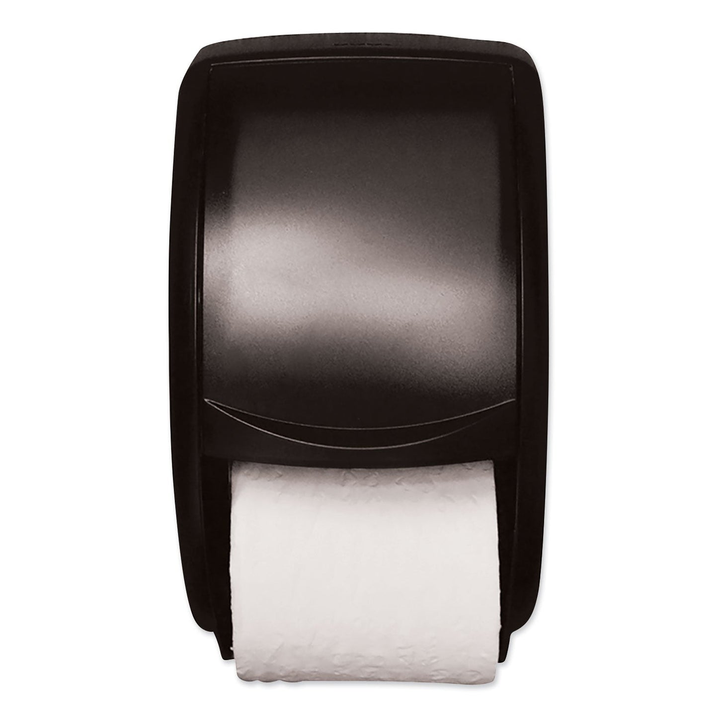 Tork Twin Standard Roll Bath Tissue Dispenser, 7.5 x 7 x 12.75, Smoke