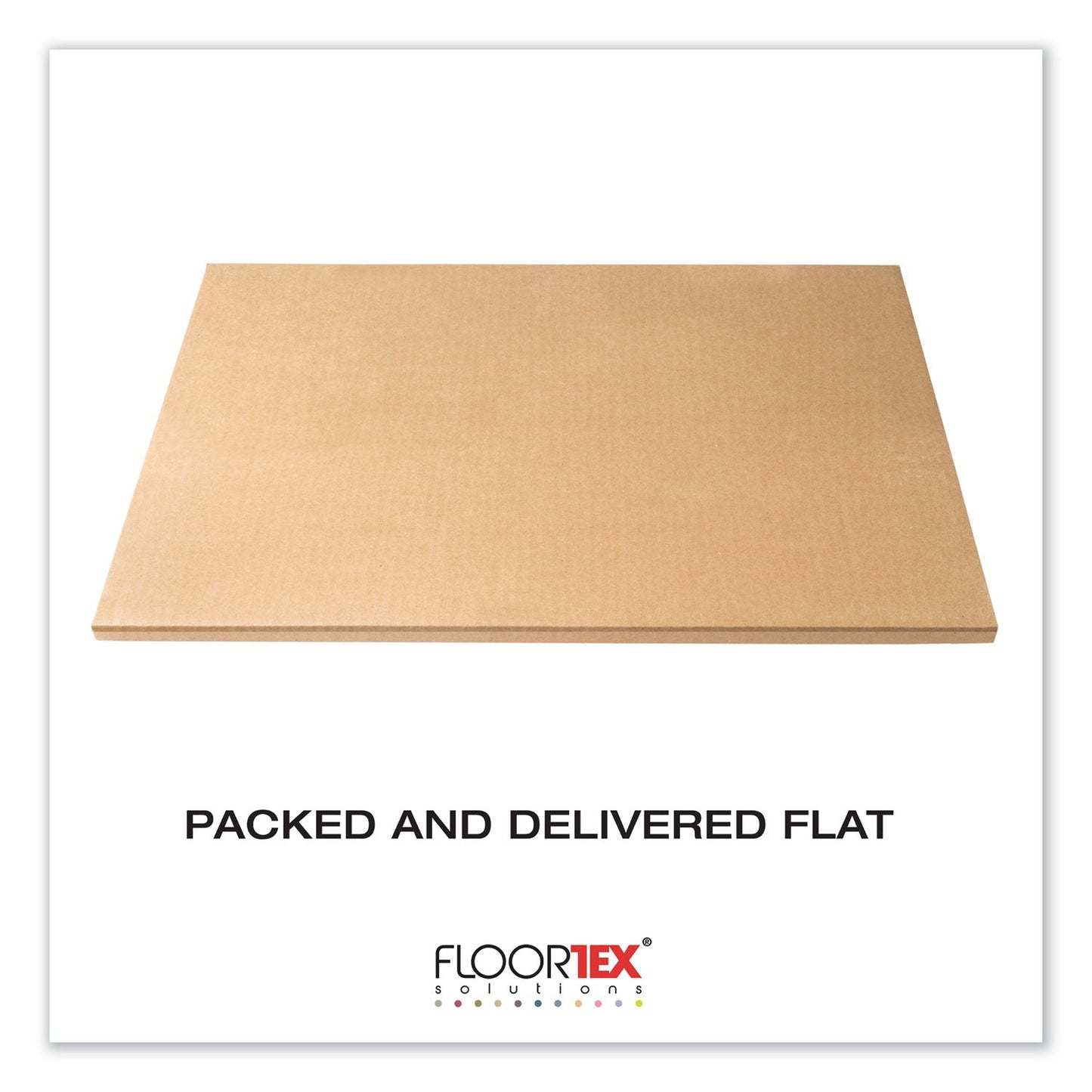 Floortex Cleartex Unomat Anti-Slip Chair Mat for Hard Floors/Flat Pile Carpets, 60 x 48, Clear