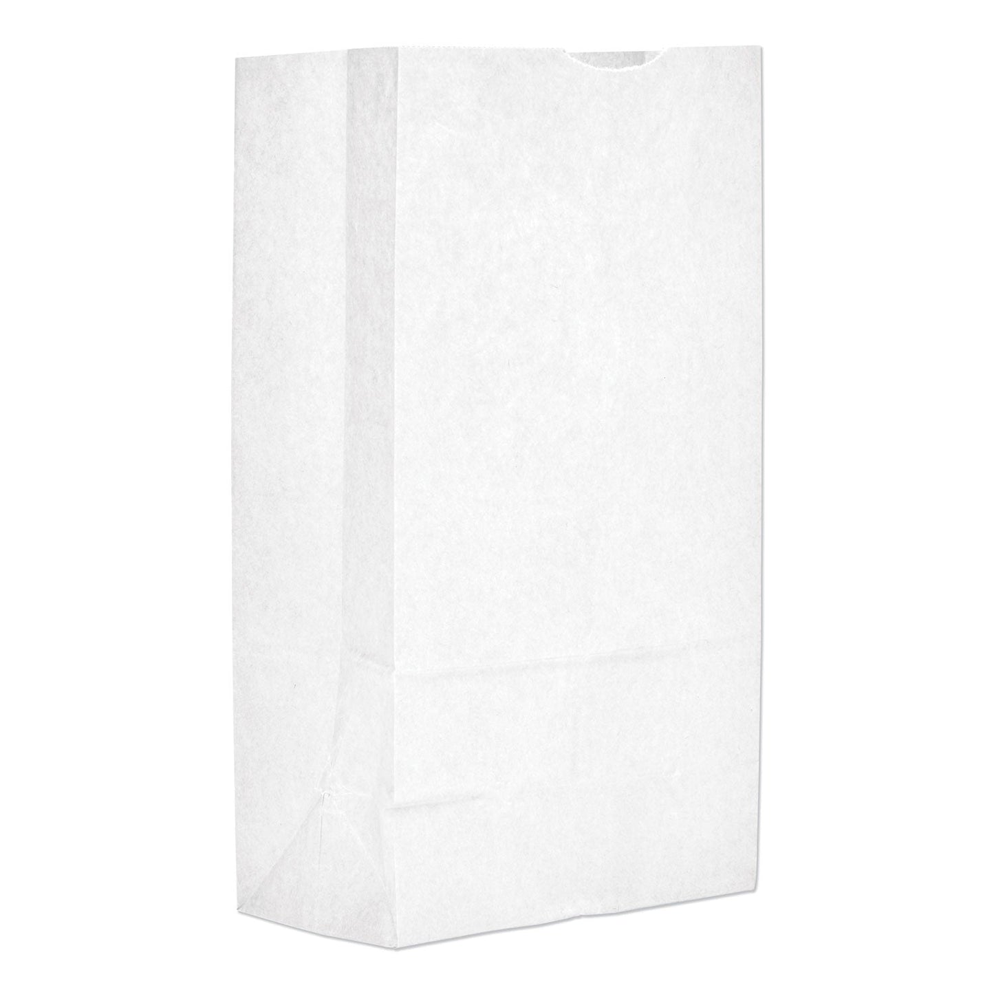 General Grocery Paper Bags, 40 lb Capacity, #12, 7.06" x 4.5" x 13.75", White, 500 Bags
