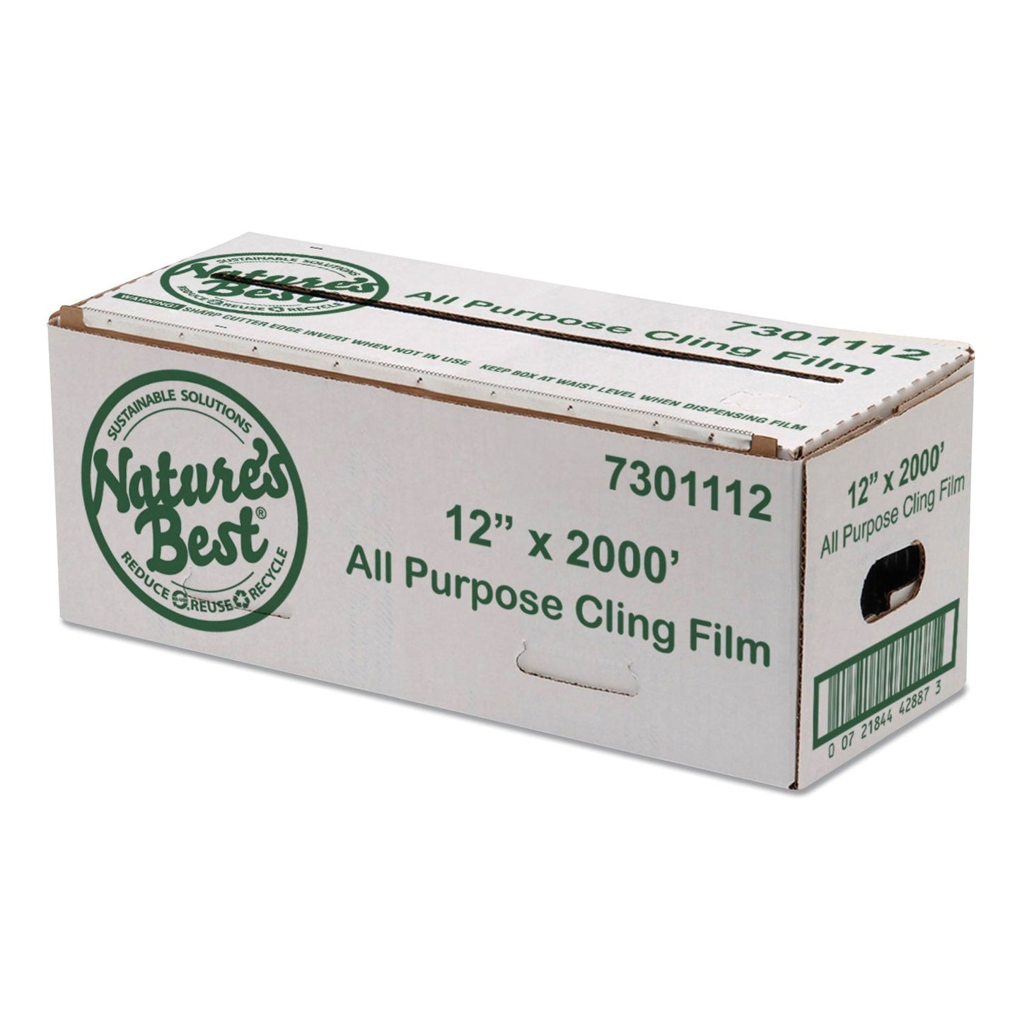 Anchor Packaging Film, 12" x 2,000 ft, Blue Tinted