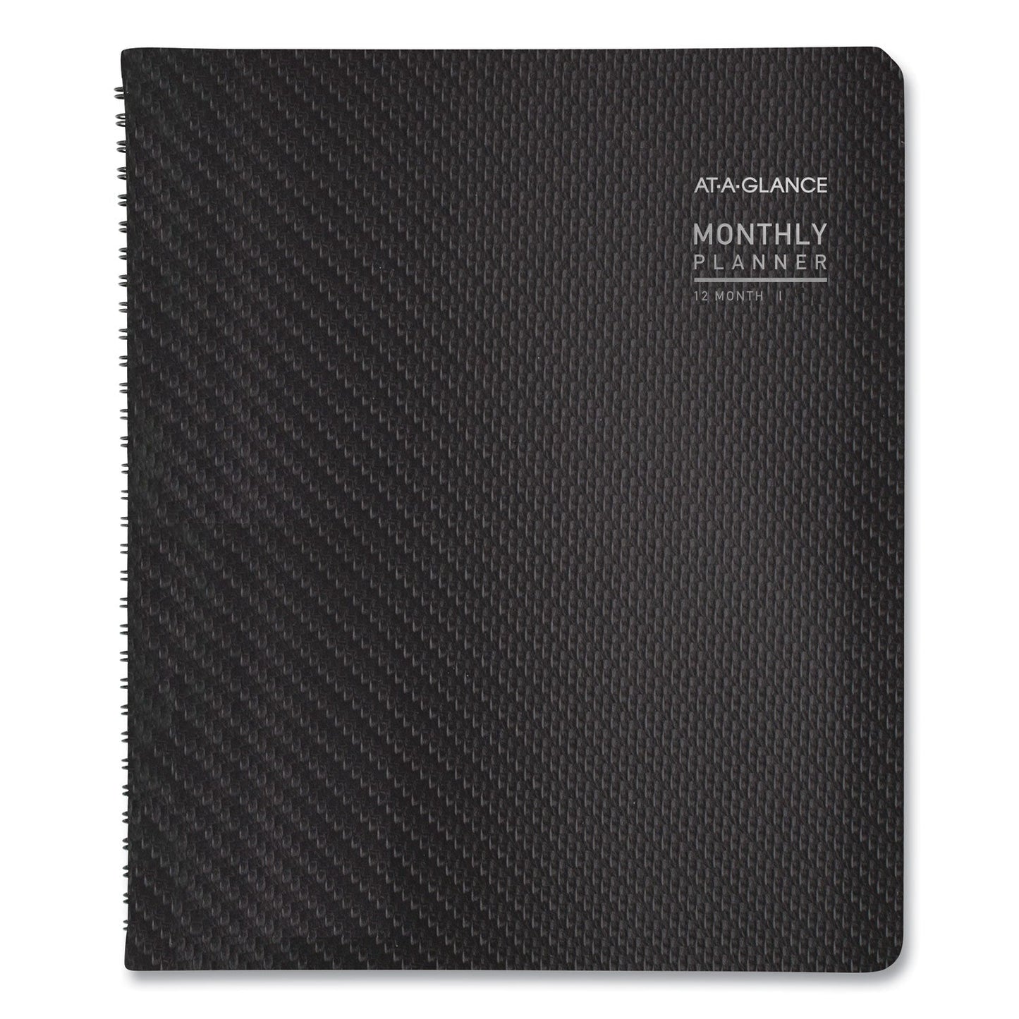 AT-A-GLANCE Contemporary Monthly Planner, Premium Paper, 11 x 9, Graphite Cover, 12-Month (Jan to Dec): 2023