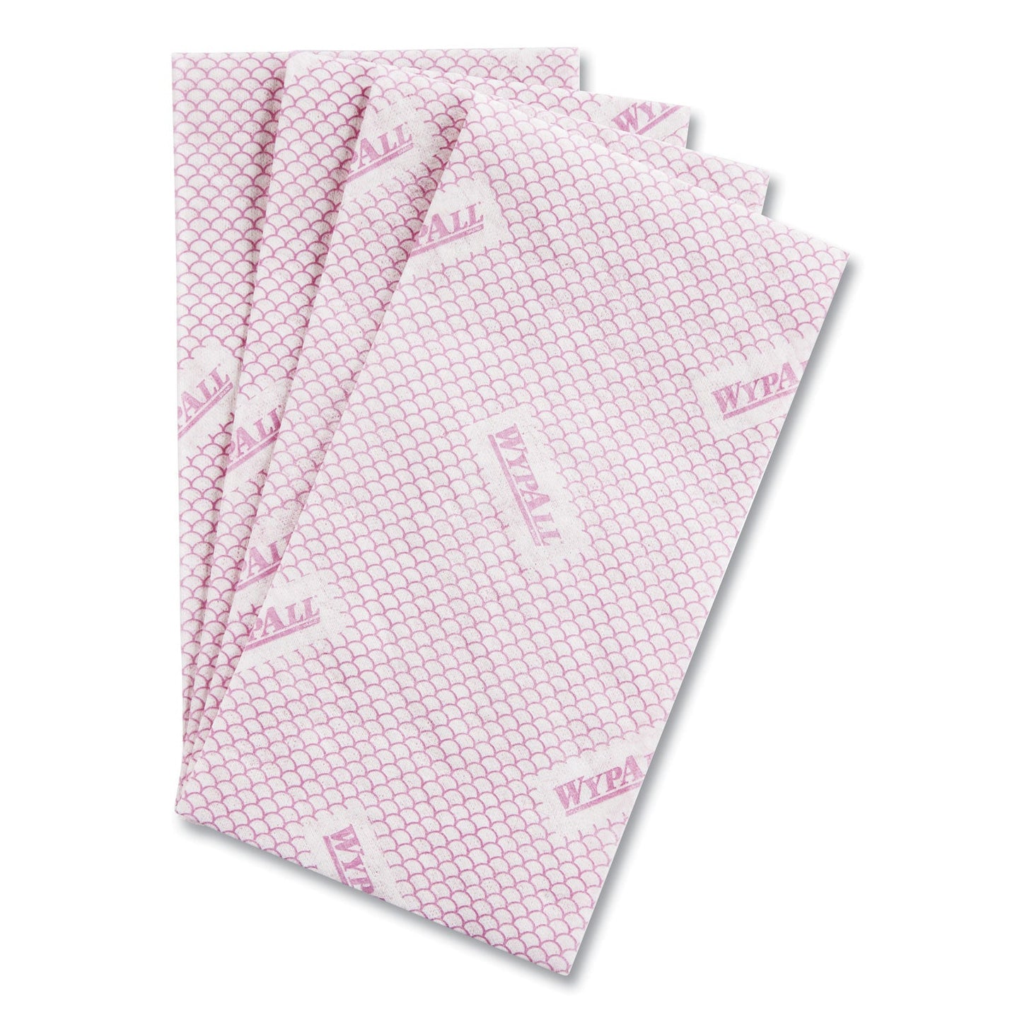 WypAll Heavy-Duty Foodservice Cloths, 12.5 x 23.5, Red, 100/Carton