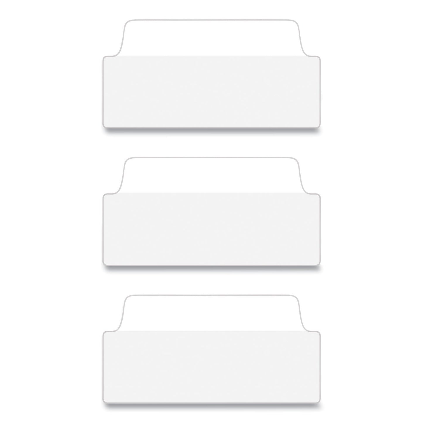 Avery Ultra Tabs Repositionable Tabs, Wide and Slim: 3" x 1.5", 1/3-Cut, White, 24/Pack