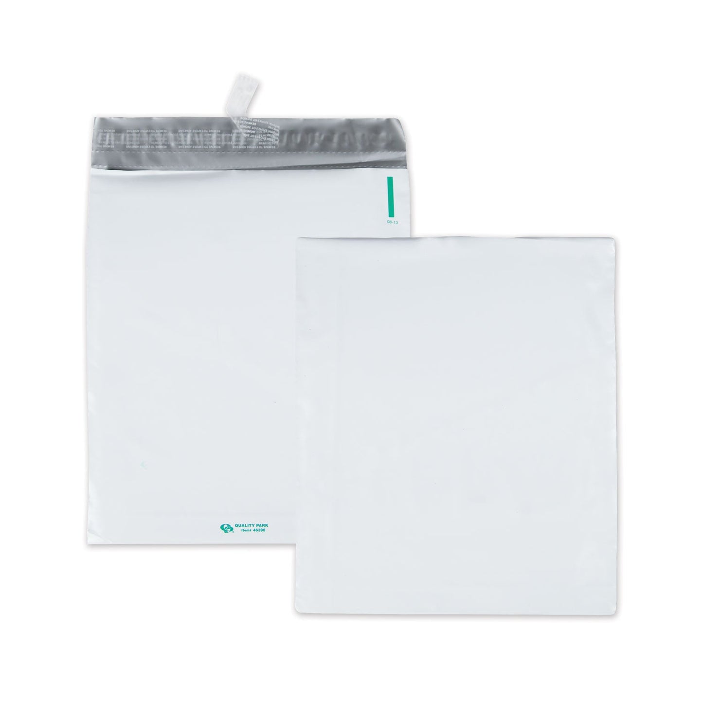 Quality Park Redi-Strip Poly Expansion Mailer, #4 1/2, Square Flap, Redi-Strip Adhesive Closure, 11 x 13, White, 100/Carton