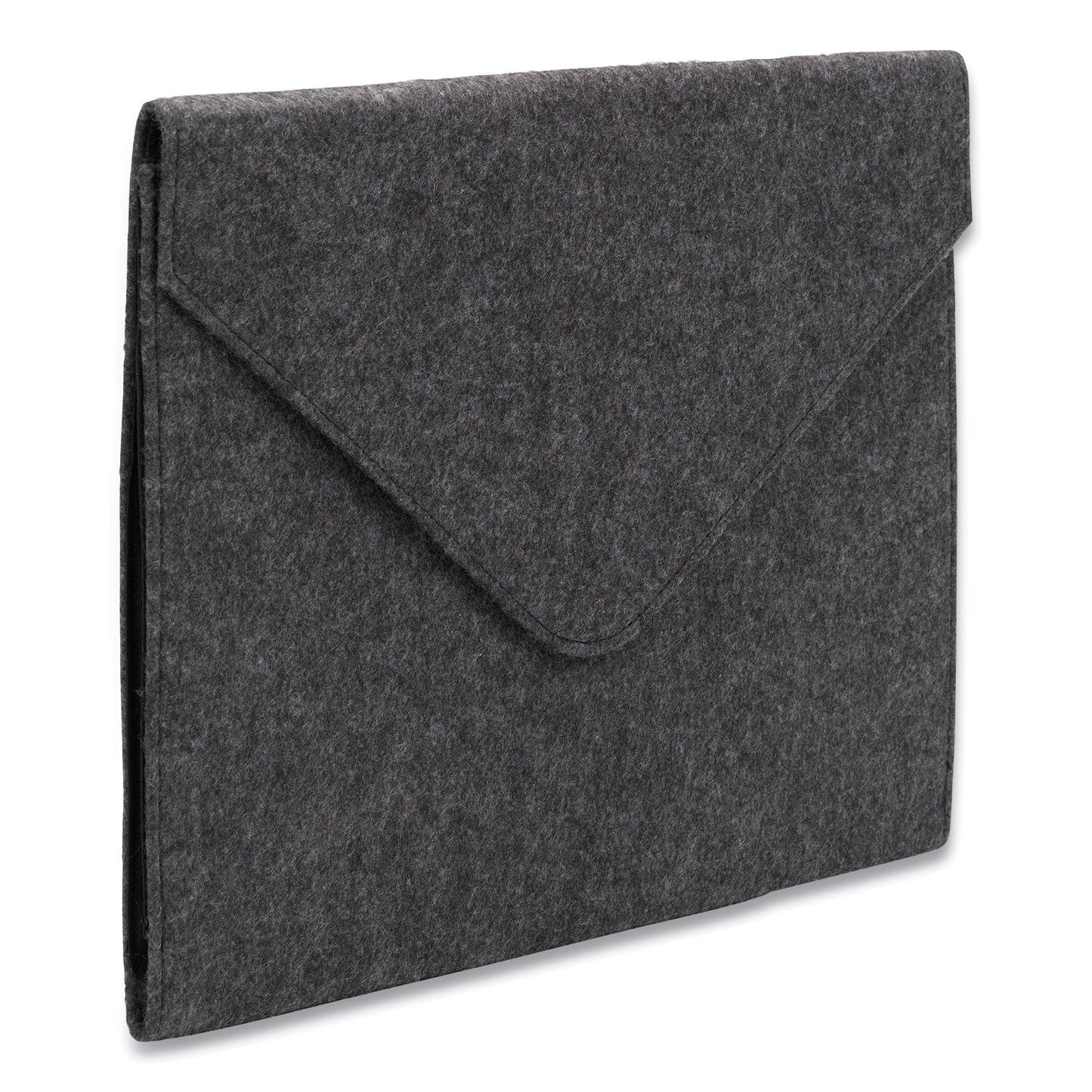 Smead Soft Touch Cloth Expanding Files, 2" Expansion, 1 Section, Snap Closure, Letter Size, Gray
