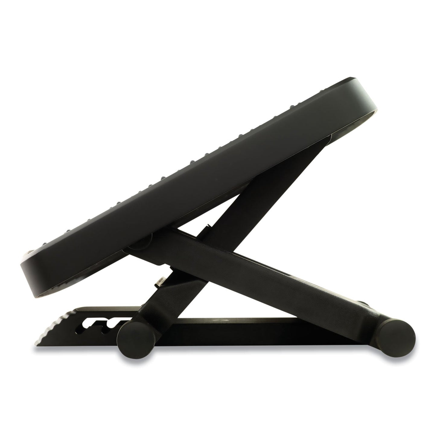 Fellowes Ultimate Foot Support, HPS, 17.75w x 13.25d x 4 to 6.5h, Black/Gray