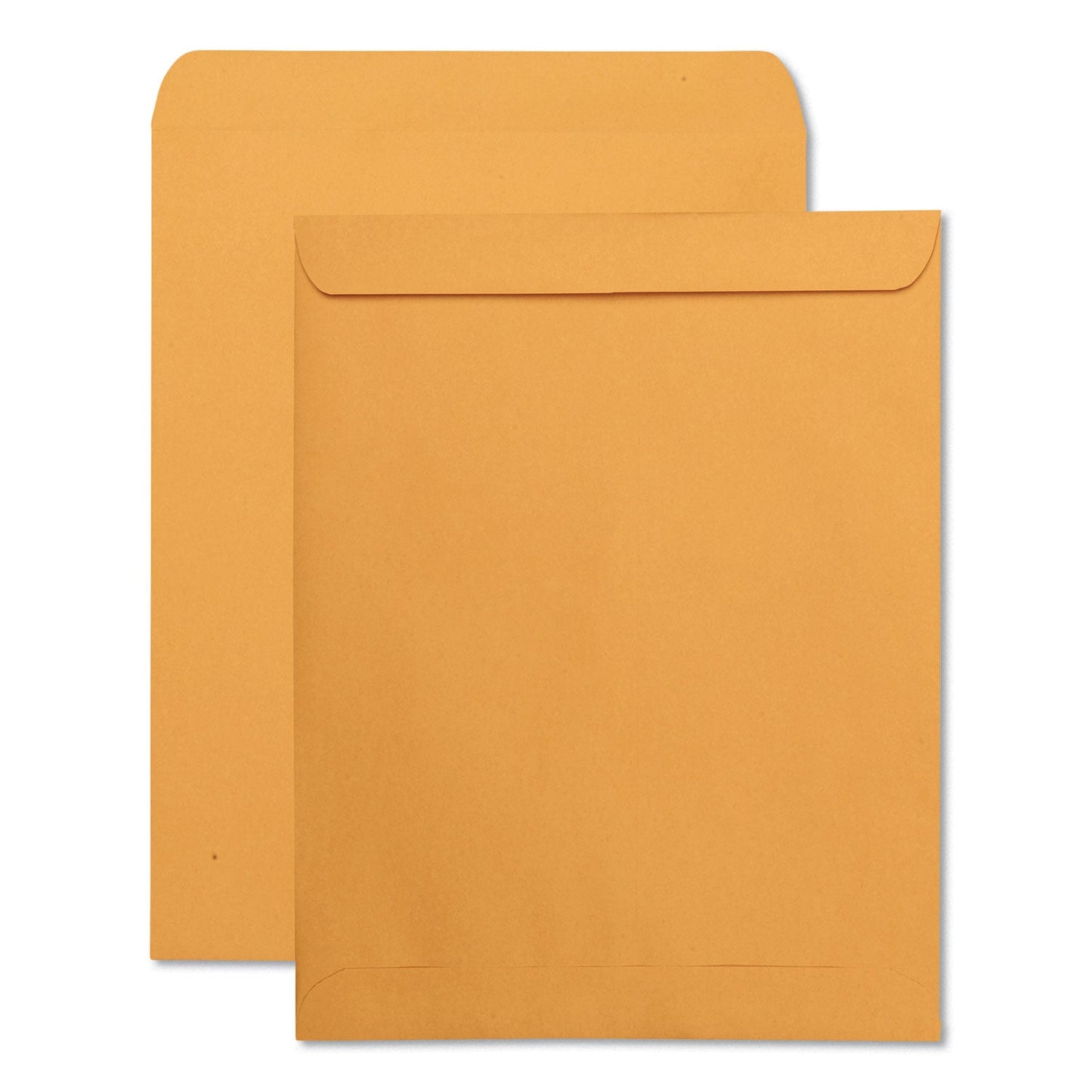 Quality Park Catalog Envelope, 28 lb Bond Weight Kraft, #14 1/2, Square Flap, Gummed Closure, 11.5 x 14.5, Brown Kraft, 250/Box