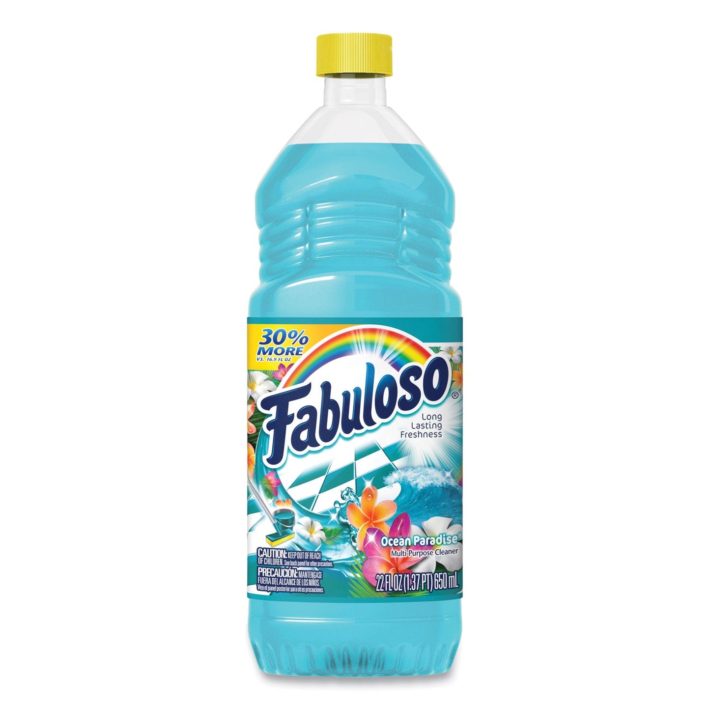 Fabuloso Multi-use Cleaner, Ocean Paradise Scent, 22 oz Bottle, 12/Carton