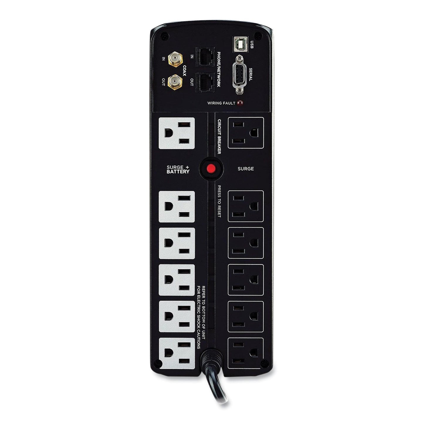 CyberPower SX650U UPS Battery Backup, 8 Outlets, 650 VA, 890 J